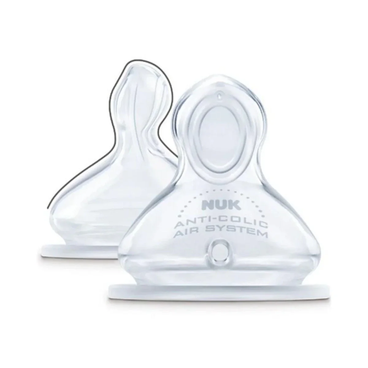 NUK First Choice+ Plus Silicone Teats Medium Feed Hole 0-6 months - Image 3