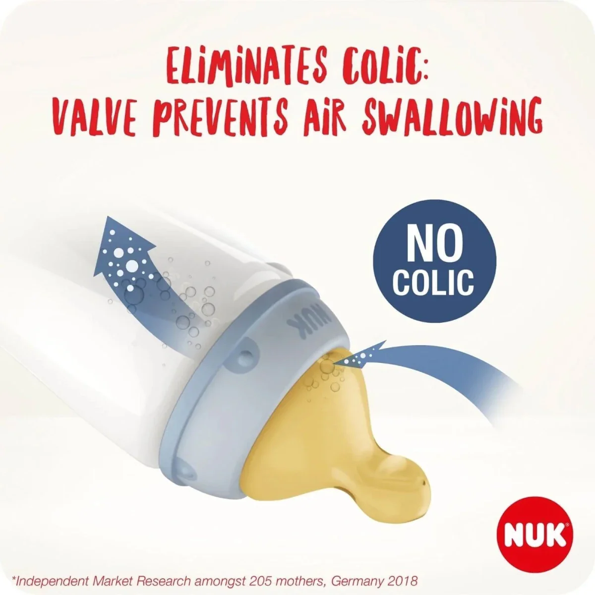 NUK First Choice+ Plus Silicone Teats Medium Feed Hole 0-6 months - Image 5
