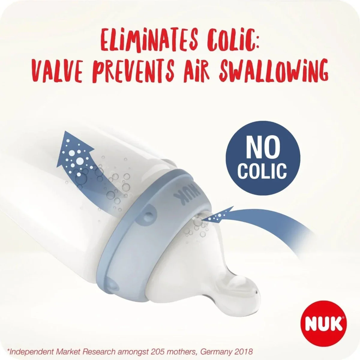 NUK First Choice+ Silicone Teats Small Feed Hole 0-6 months - Image 6