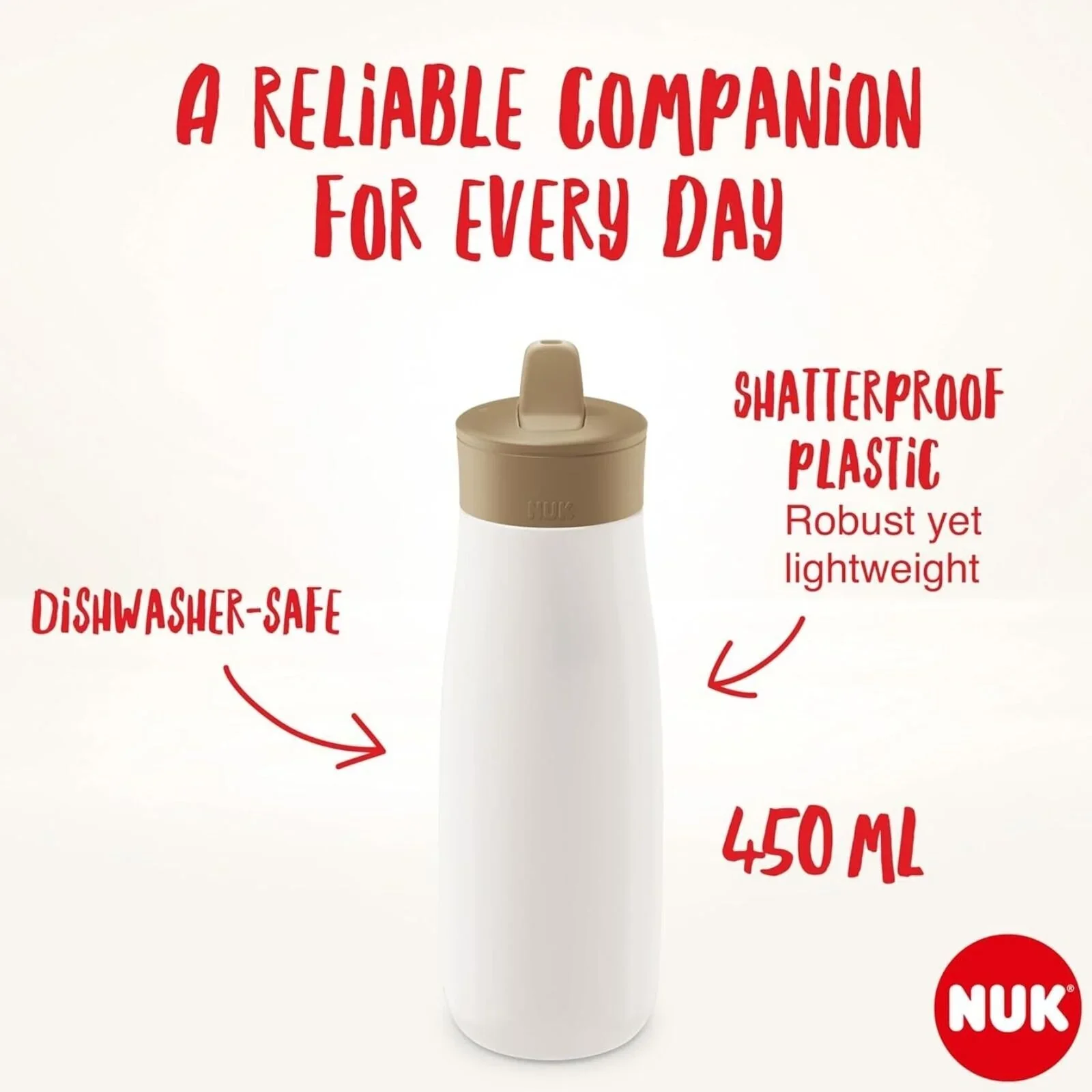 NUK Mini-Mee Flip Cup with 2-in-1 Cup 12+ months 450ml - Mint - Image 4