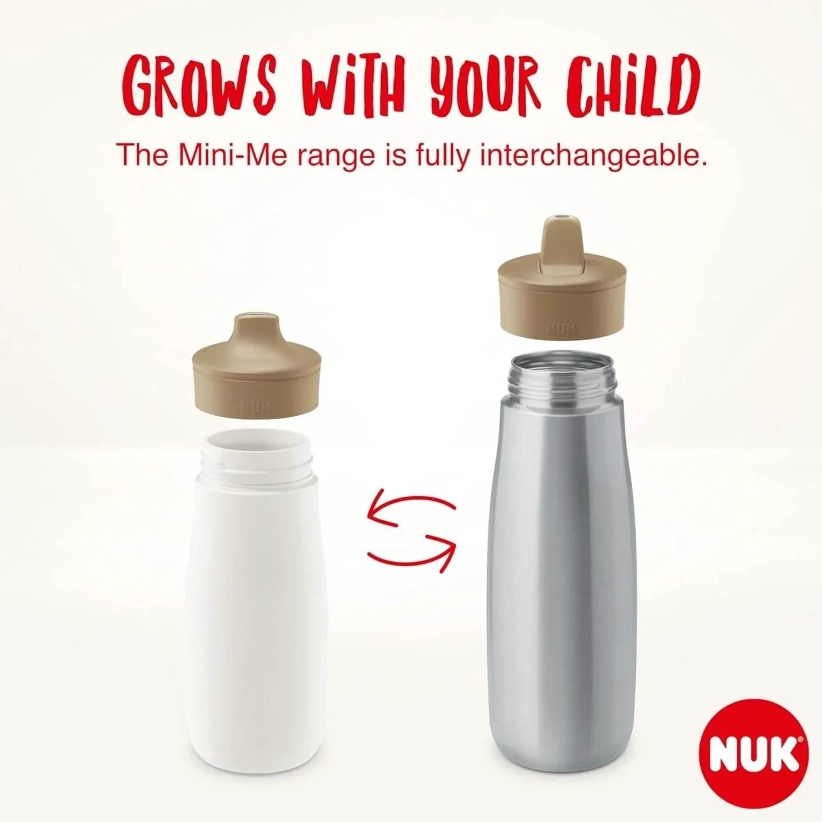 NUK Mini-Mee Flip Cup with 2-in-1 Cup 12+ months 450ml - Purple - Image 5