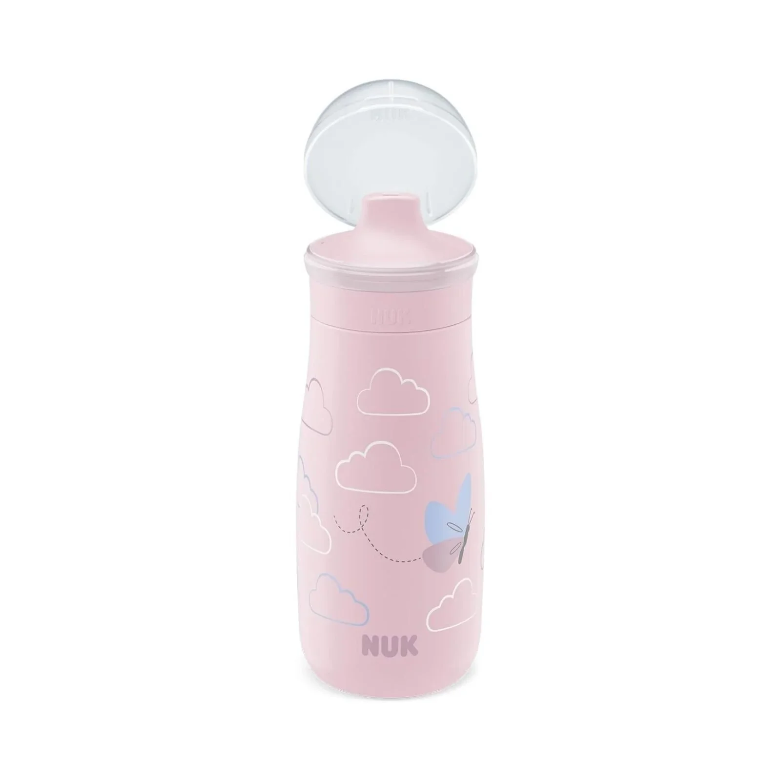 NUK Mini-Mee Sip Cup with Sip Top 9+ months 300ml - Butterfly - Image 2