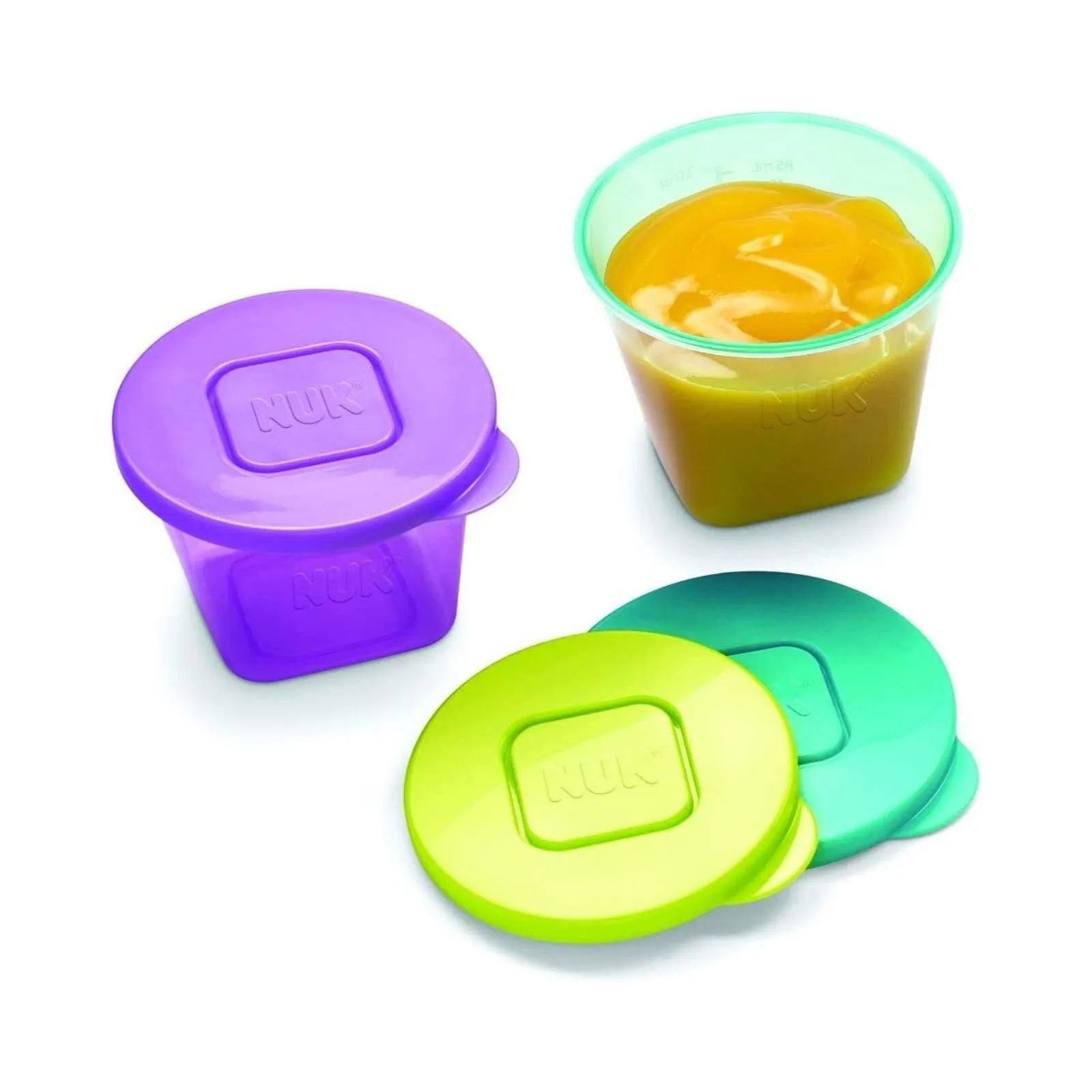 NUK Stackable Food Pots Pack of 6 - Image 3