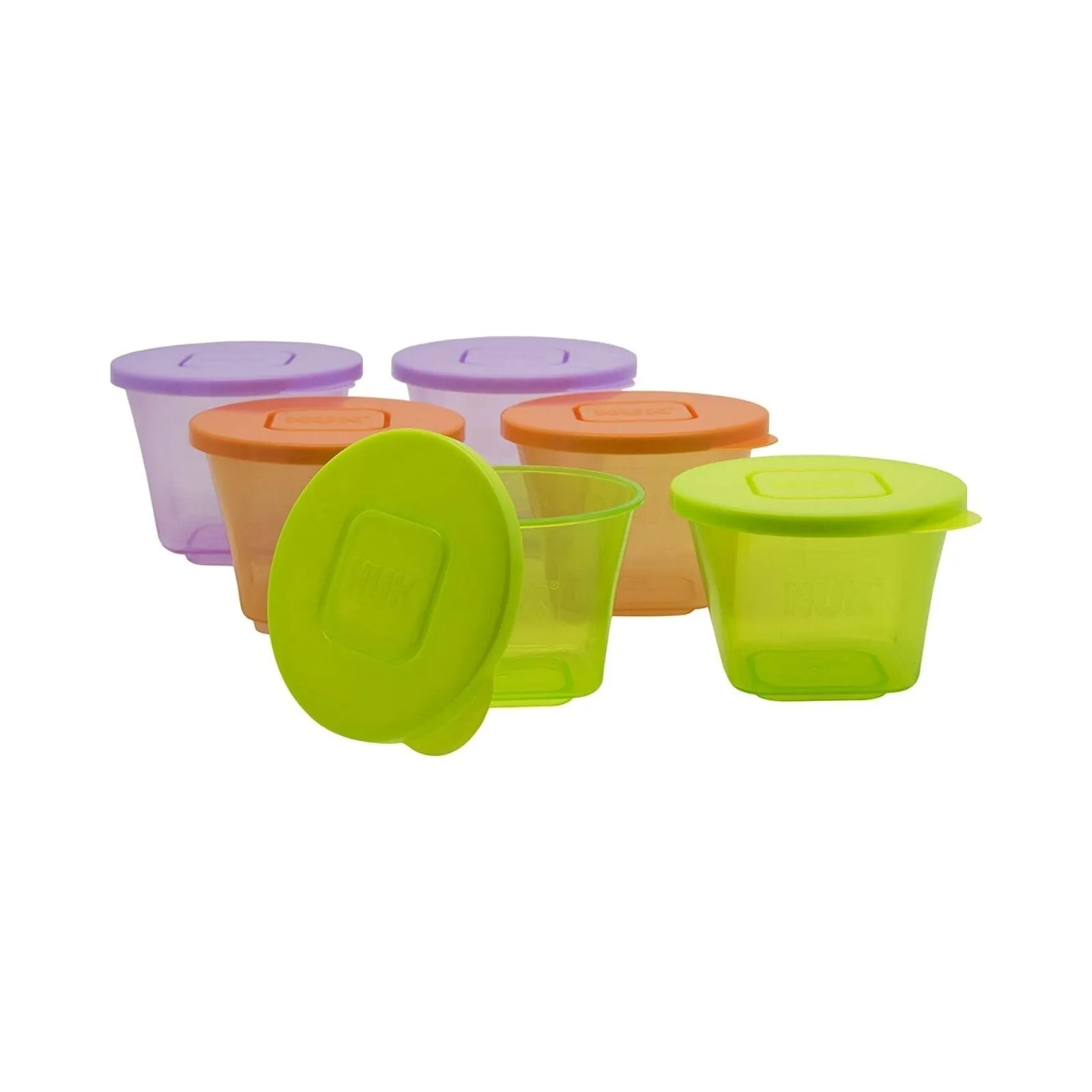 NUK Stackable Food Pots Pack of 6 - Image 5
