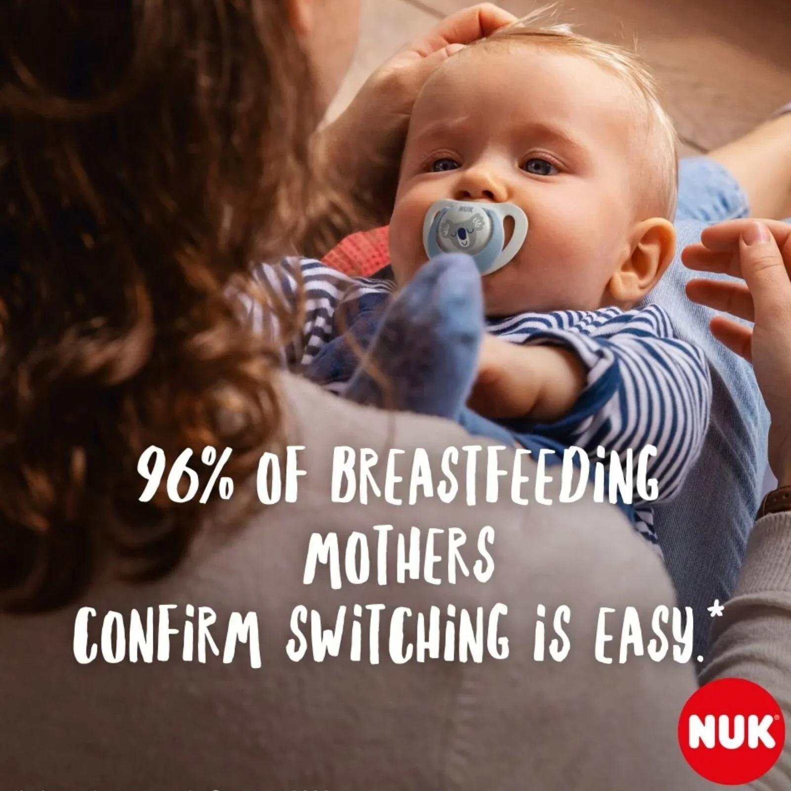 NUK Star Day & Night Soother 0-6 months Pack of 2 - Blue - Image 5