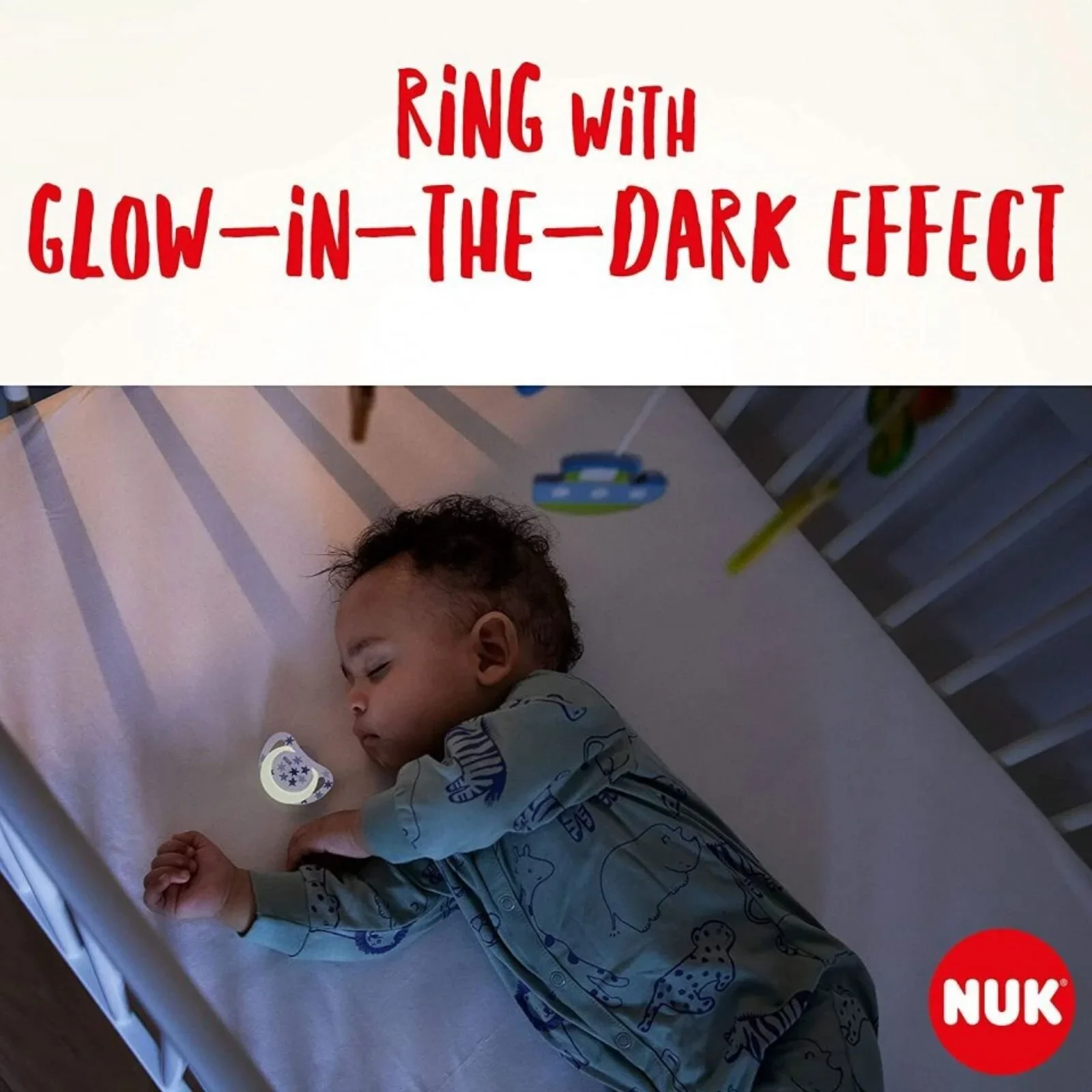 NUK Star Day & Night Soother 0-6 months Pack of 2 - Pink - Image 3