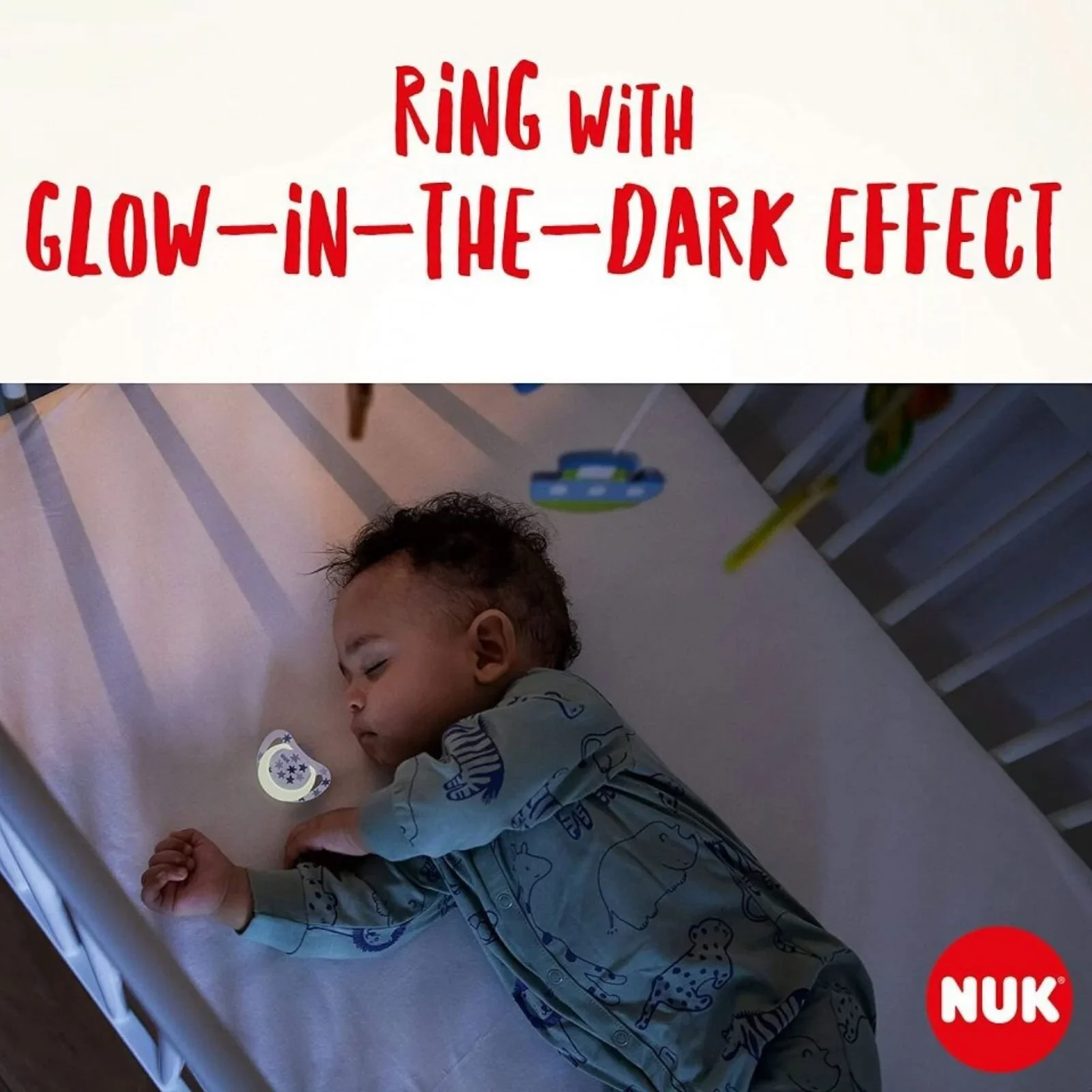 NUK Star Day & Night Soother 18-36 months Pack of 2 - Blue - Image 3