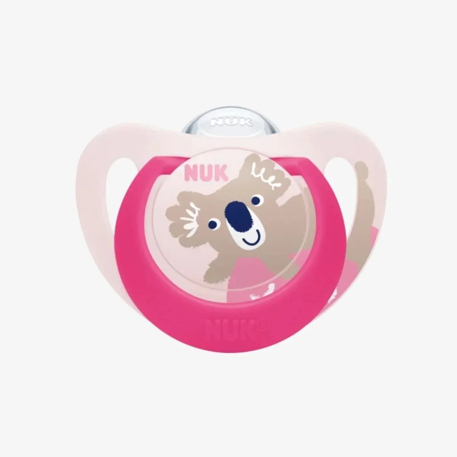 NUK Star Day & Night Soother 6-18 months Pack of 2 - Pink - Image 2
