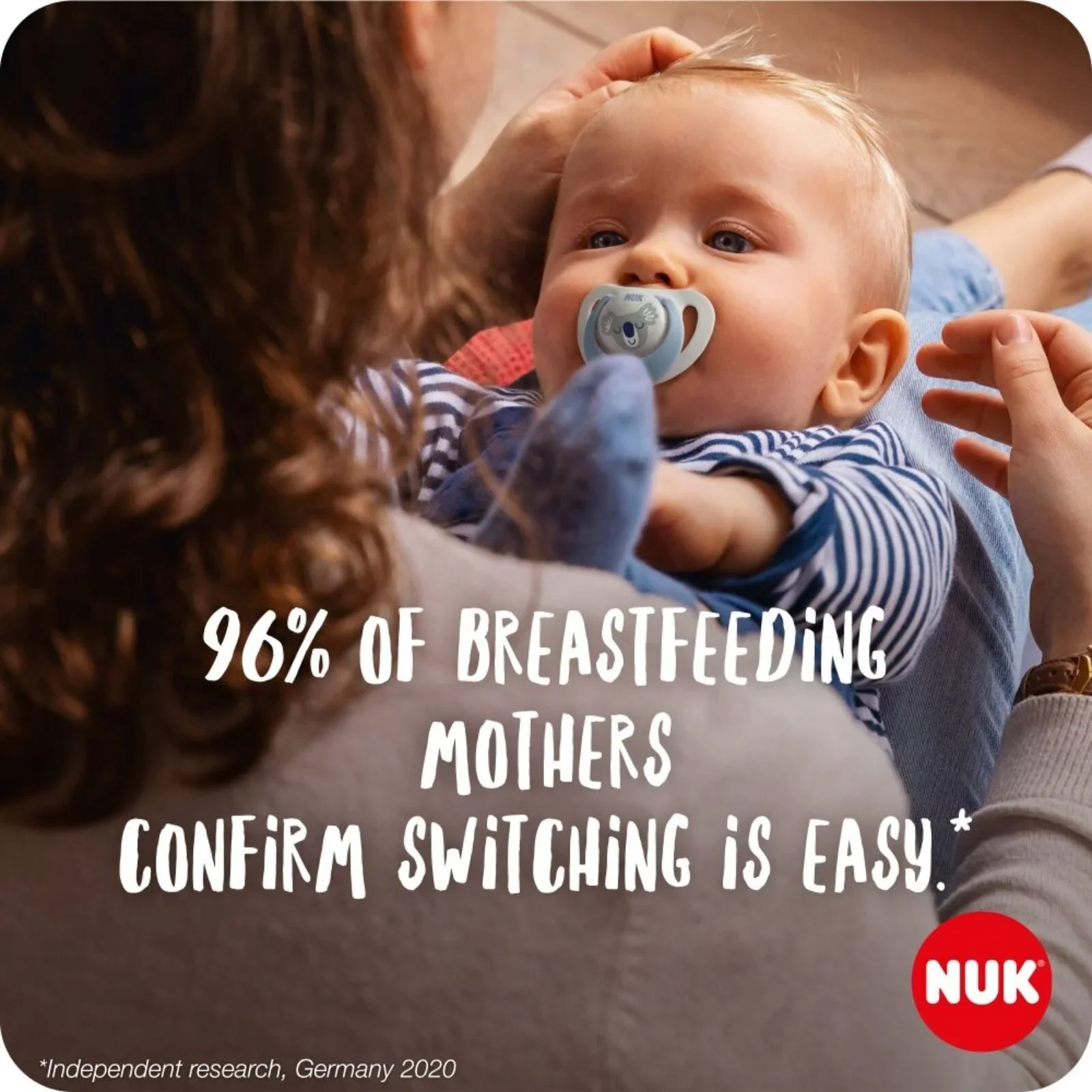 NUK Star Soother 0-2 months Pack of 2 - Blue - Image 6
