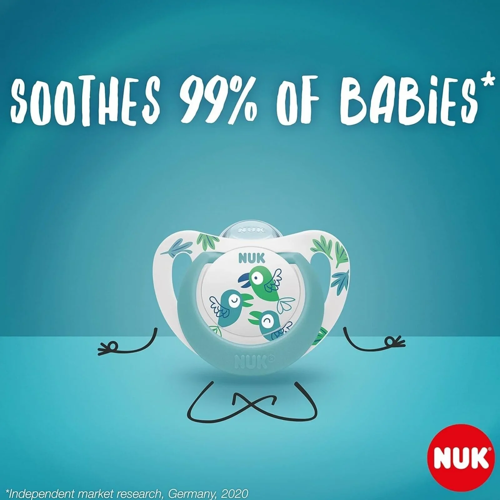 NUK Star Soother 18-36 months Pack of 2 - Red - Image 5