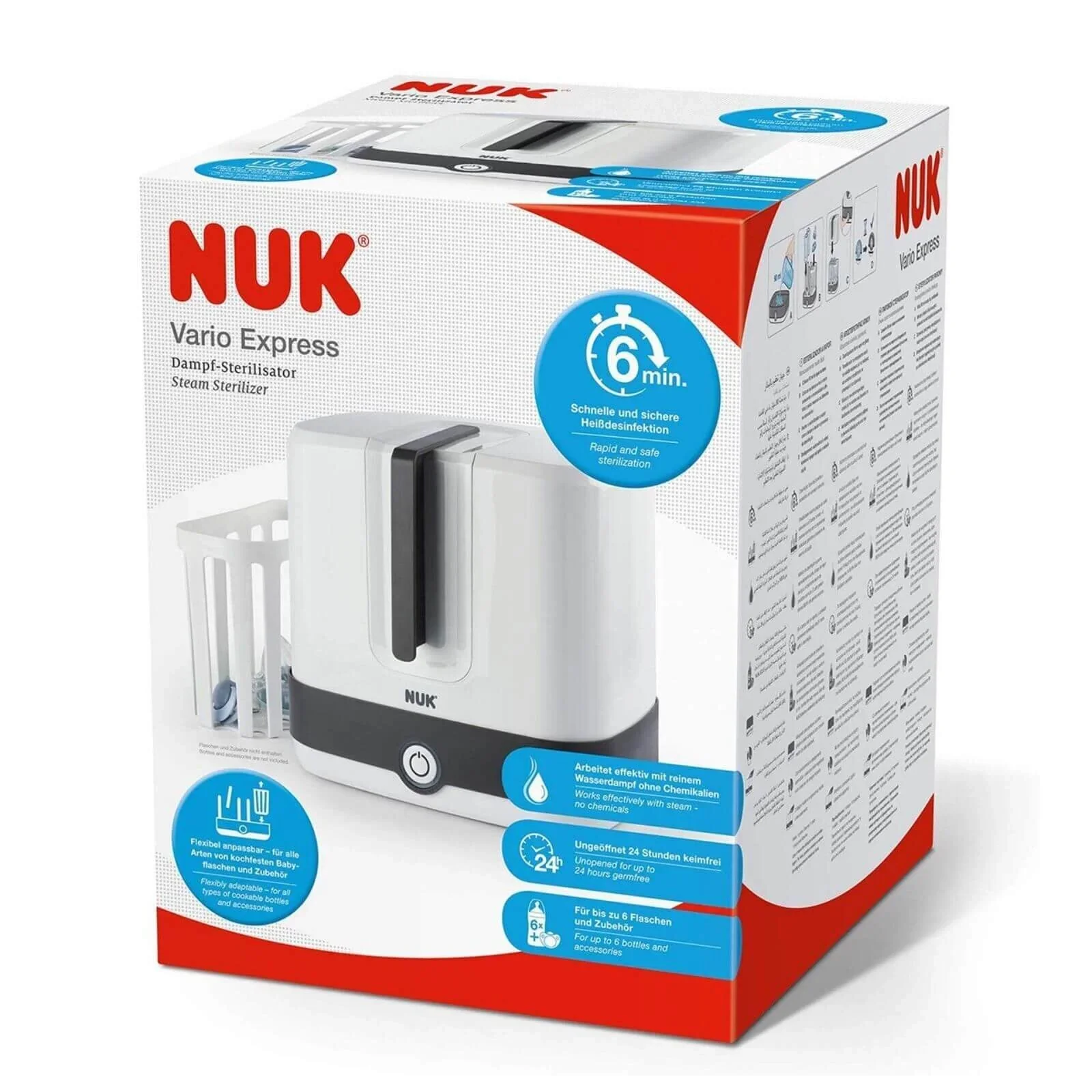 NUK Vario Express Steam Steriliser - Image 2