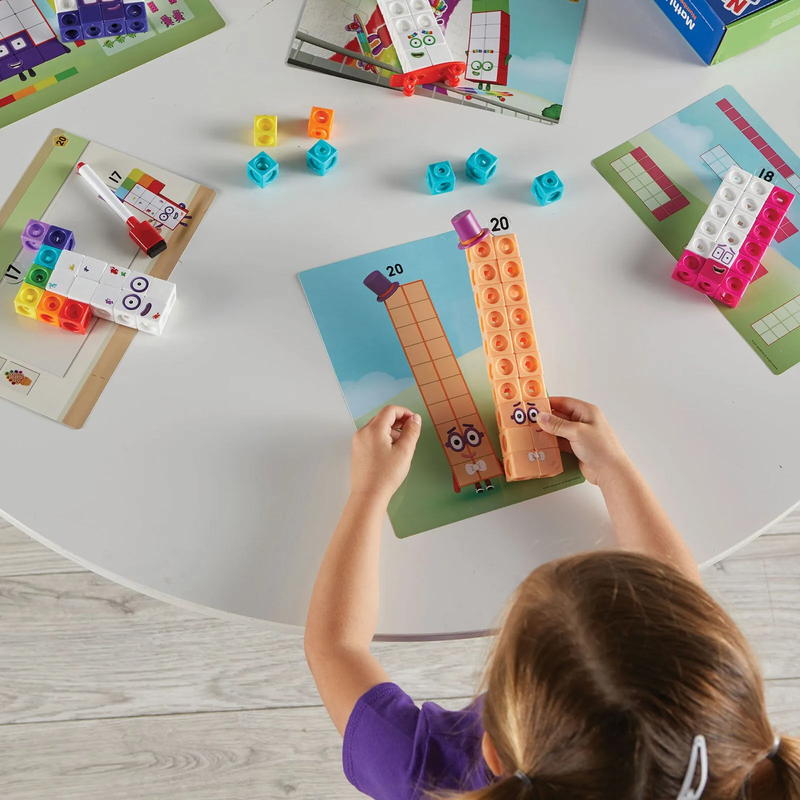 Numberblocks Mathlink Cubes Numberblocks 1-10 Set - Image 4