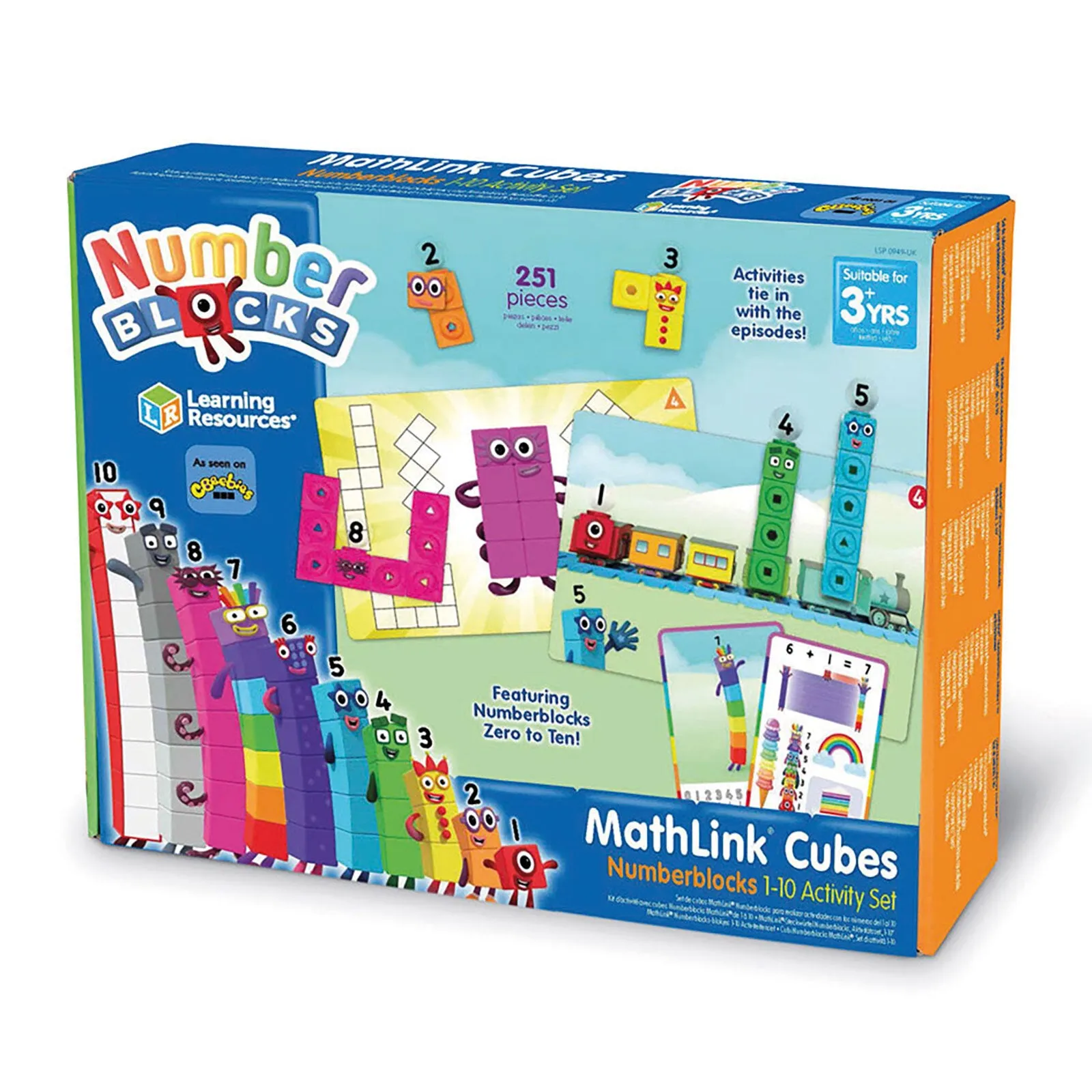 Numberblocks Mathlink Cubes Numberblocks 1-10 Set - Image 8