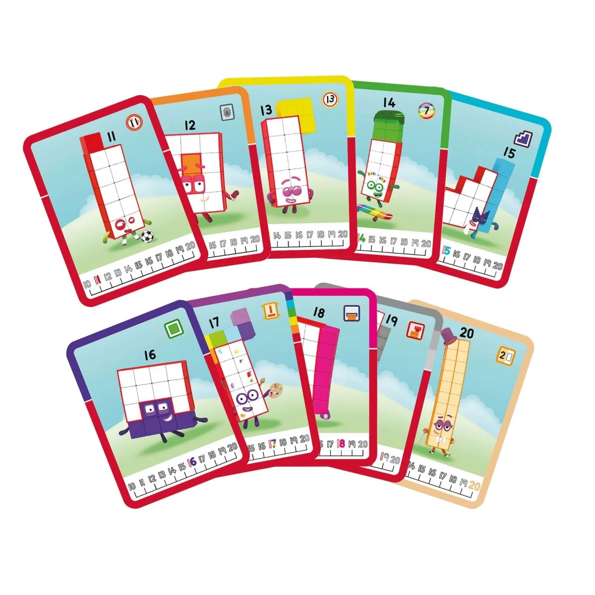Numberblocks Mathlink Cubes Numberblocks 11-20 Set - Image 2