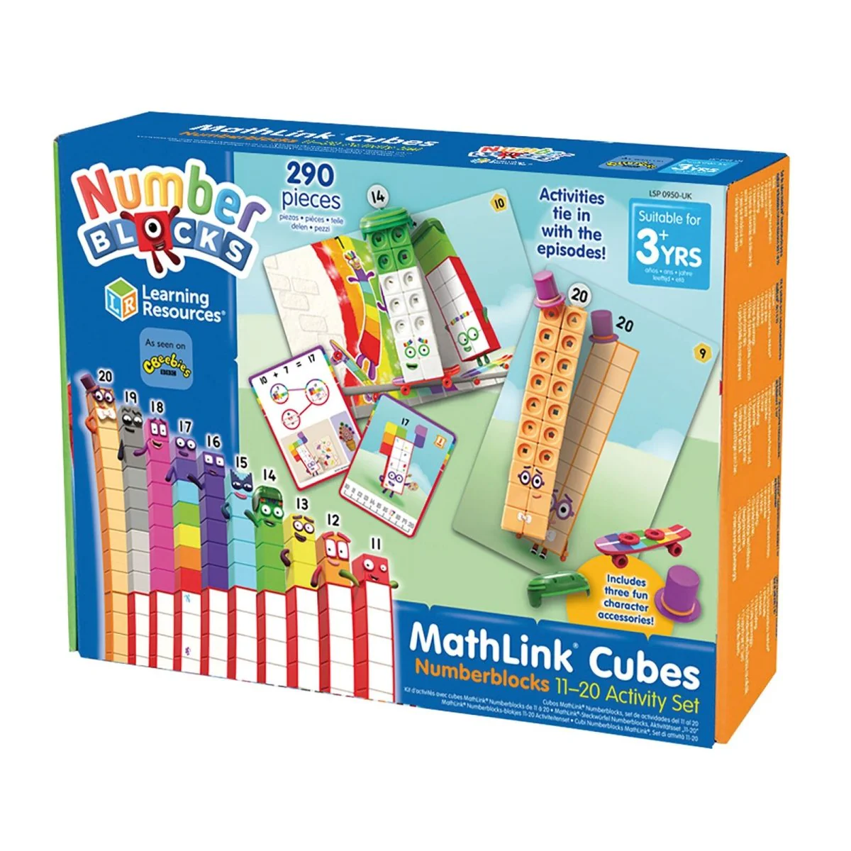 Numberblocks Mathlink Cubes Numberblocks 11-20 Set - Image 7