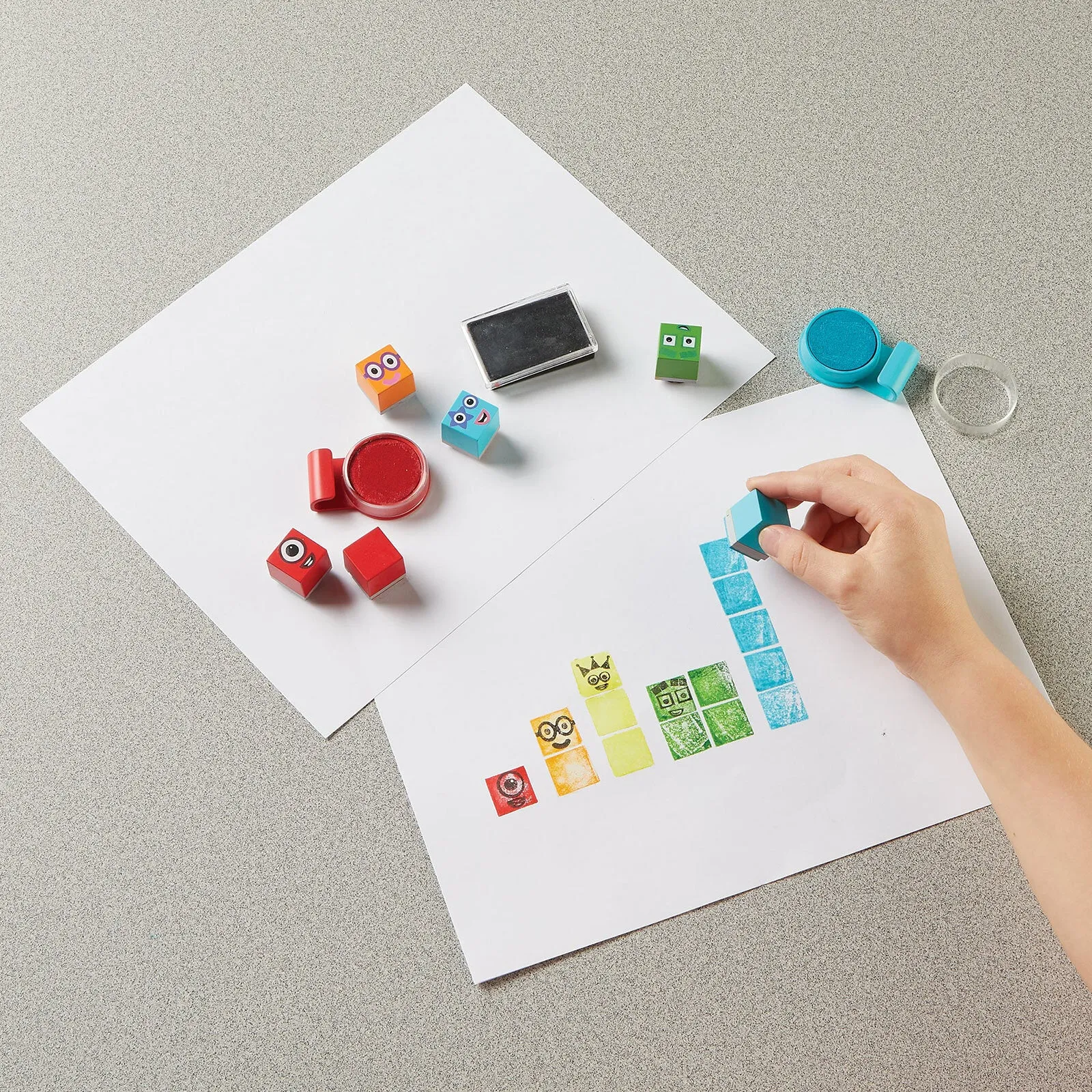 Numberblocks Stampoline Park Stamp Activity Set - Image 2