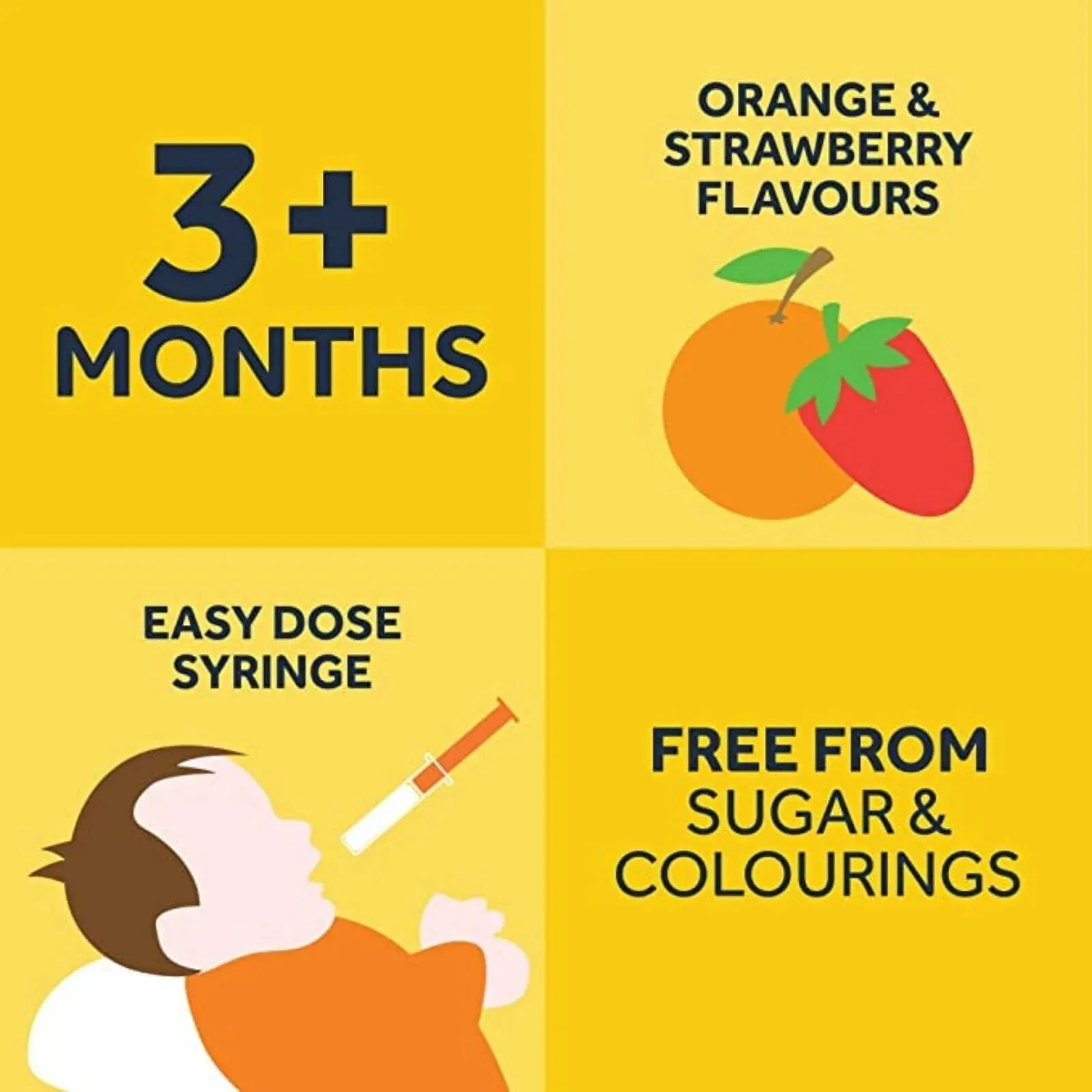 Nurofen for Children Strawberry 100mg/5ml Oral Suspension 3+ months 100ml - Image 2