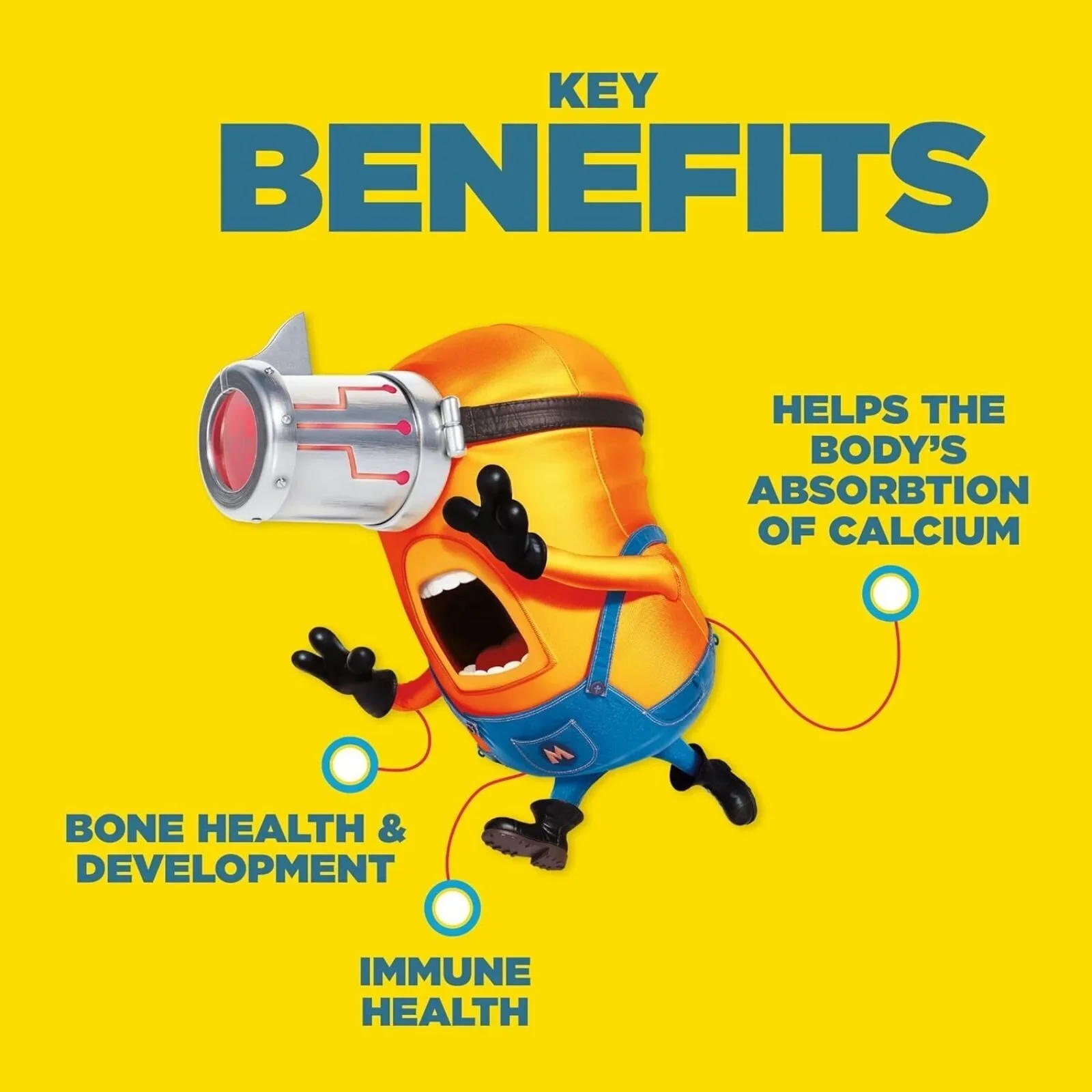 Nutriburst Minions Mighty Bones Vitamins 4+ years 60 pcs - Image 5