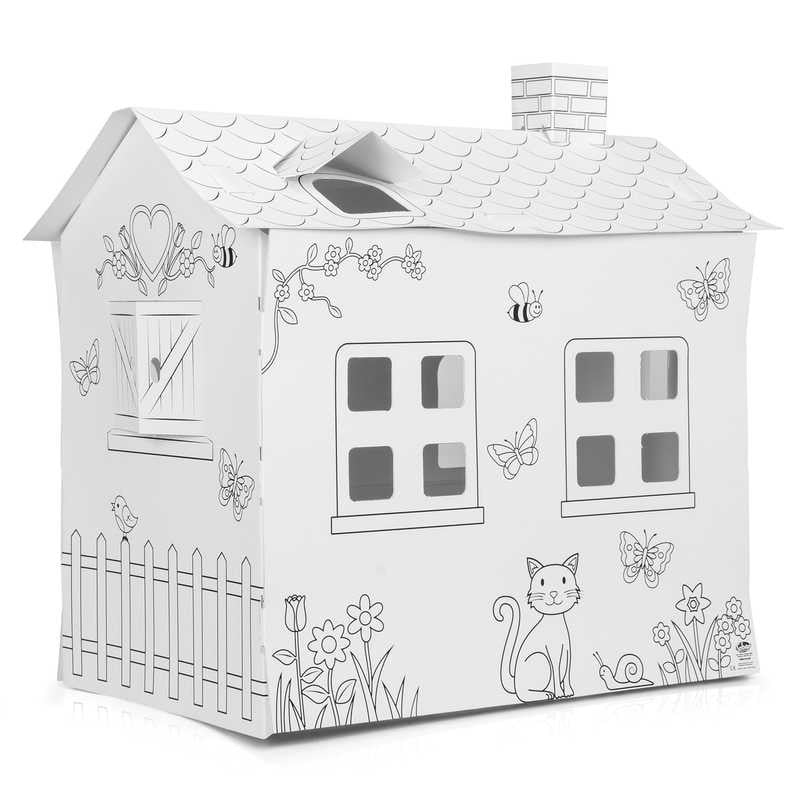 One For Fun Colour Your Own Cardboard Playhouse - Image 3