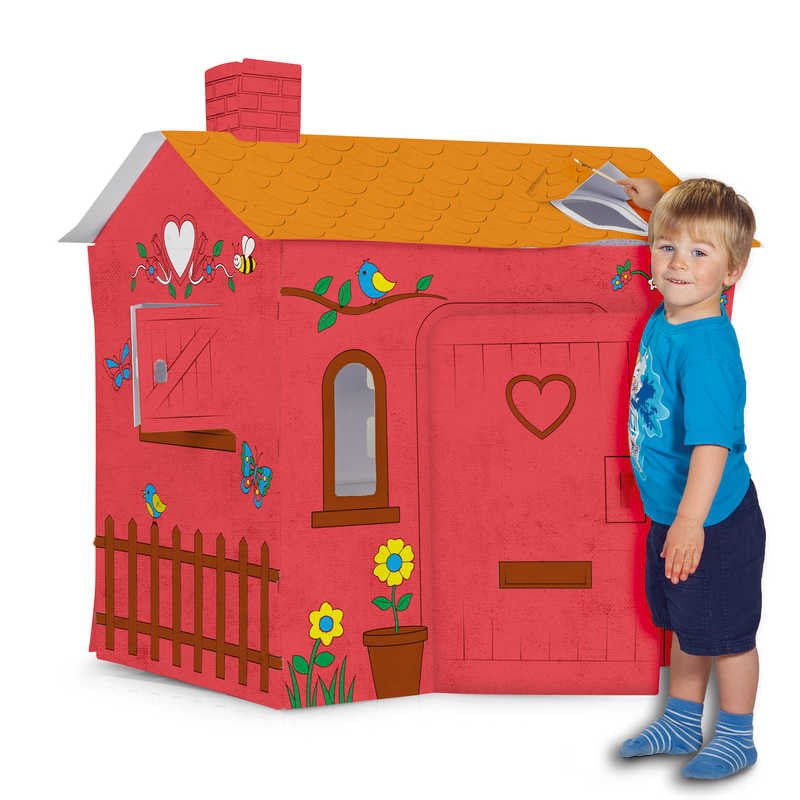 One For Fun Colour Your Own Cardboard Playhouse - Image 4