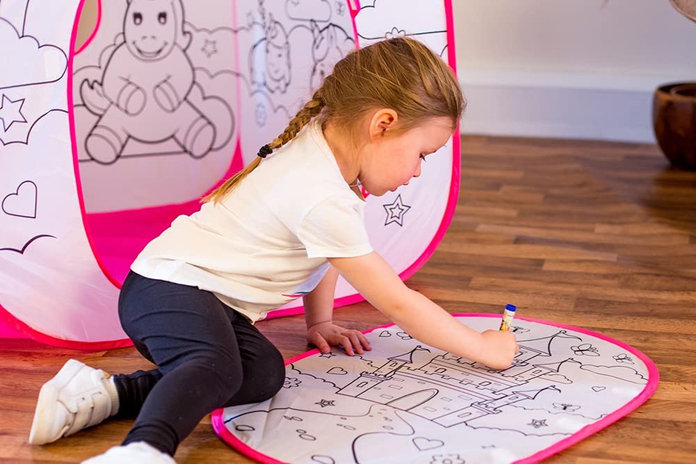 One For Fun Colour Your Own Play Tent - Unicorn - Image 4