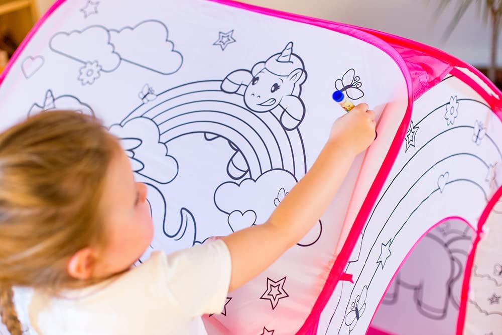 One For Fun Colour Your Own Play Tent - Unicorn - Image 5