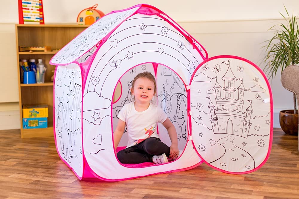 One For Fun Colour Your Own Play Tent - Unicorn - Image 6