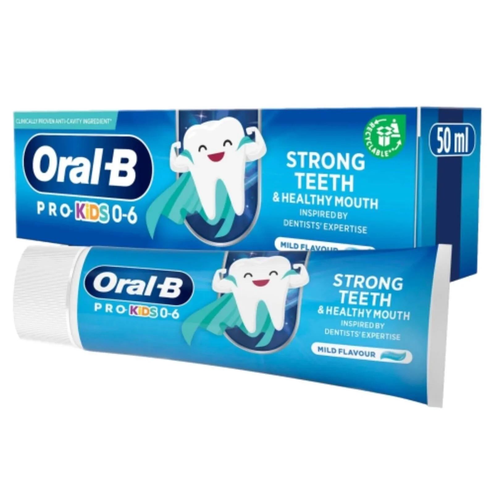 Oral-B Pro Kids Toothpaste 0-6 years 50ml - Image 2