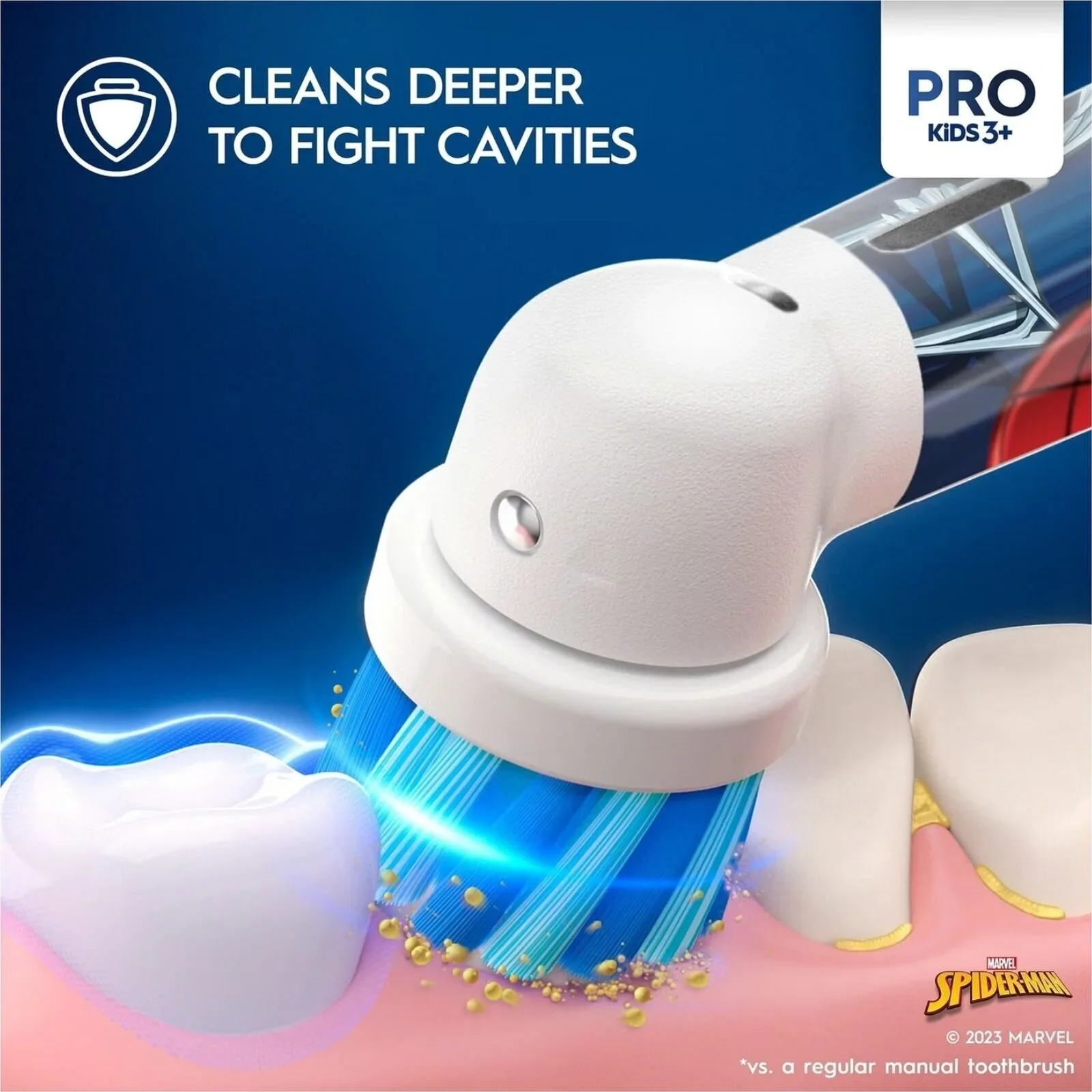 Oral-B Vitality Pro Kids Electric Toothbrush - Spider-Man - Image 2