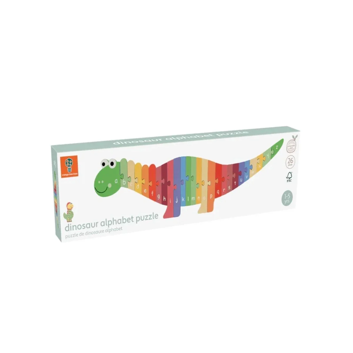 Orange Tree Toys Dinosaur Alphabet Puzzle - Image 3