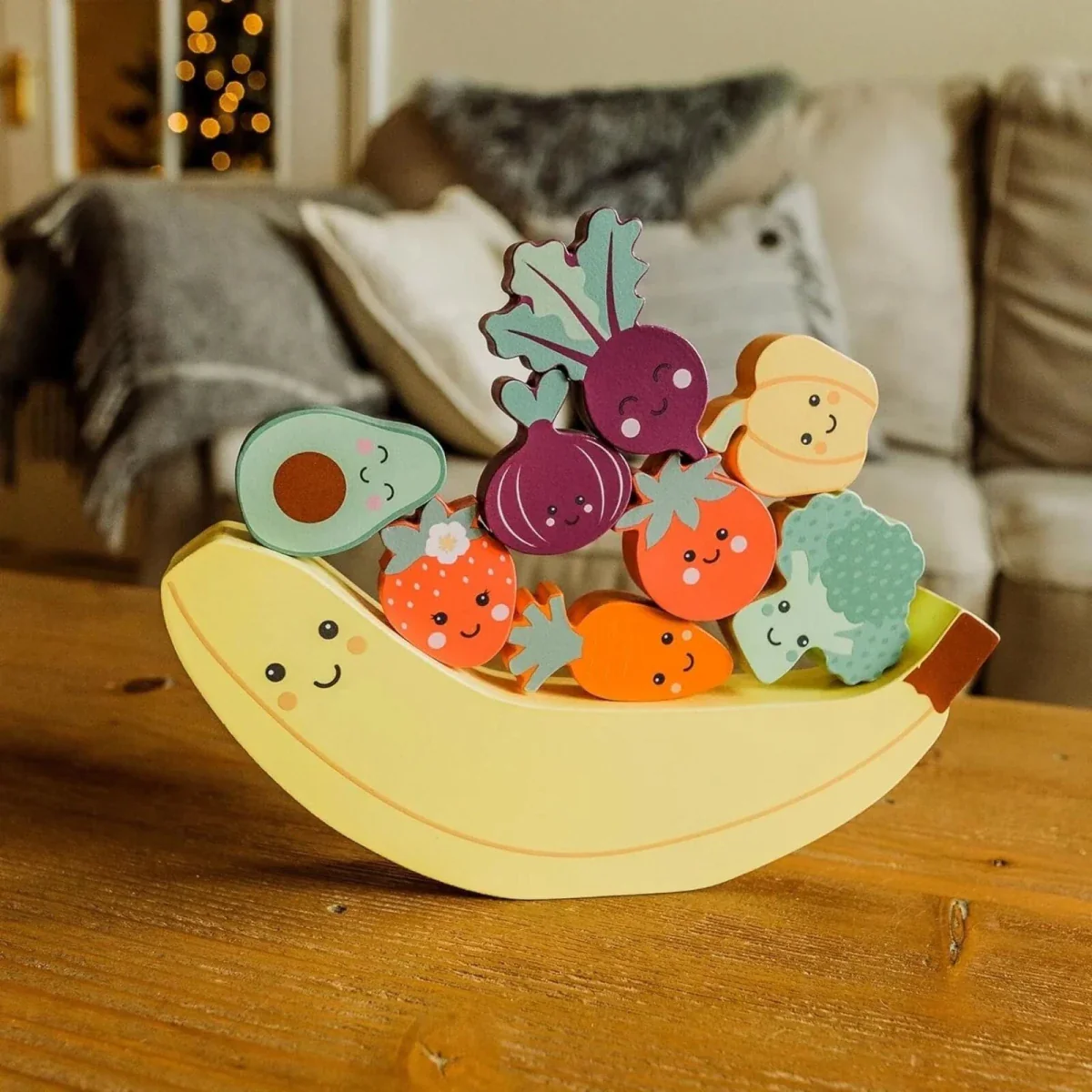Orange Tree Toys Happy Veggies & Friends Balancing Game - Image 4