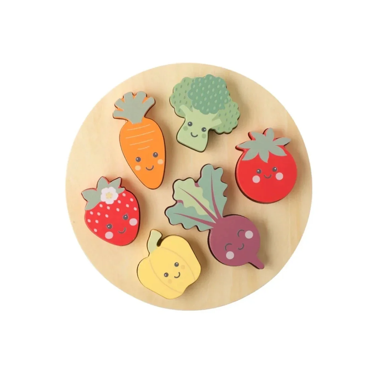 Orange Tree Toys Happy Veggies Puzzles - Image 2