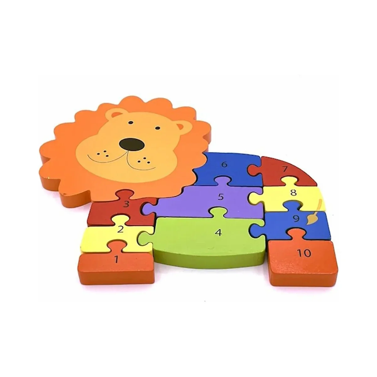 Orange Tree Toys Lion Number Puzzle - Image 2