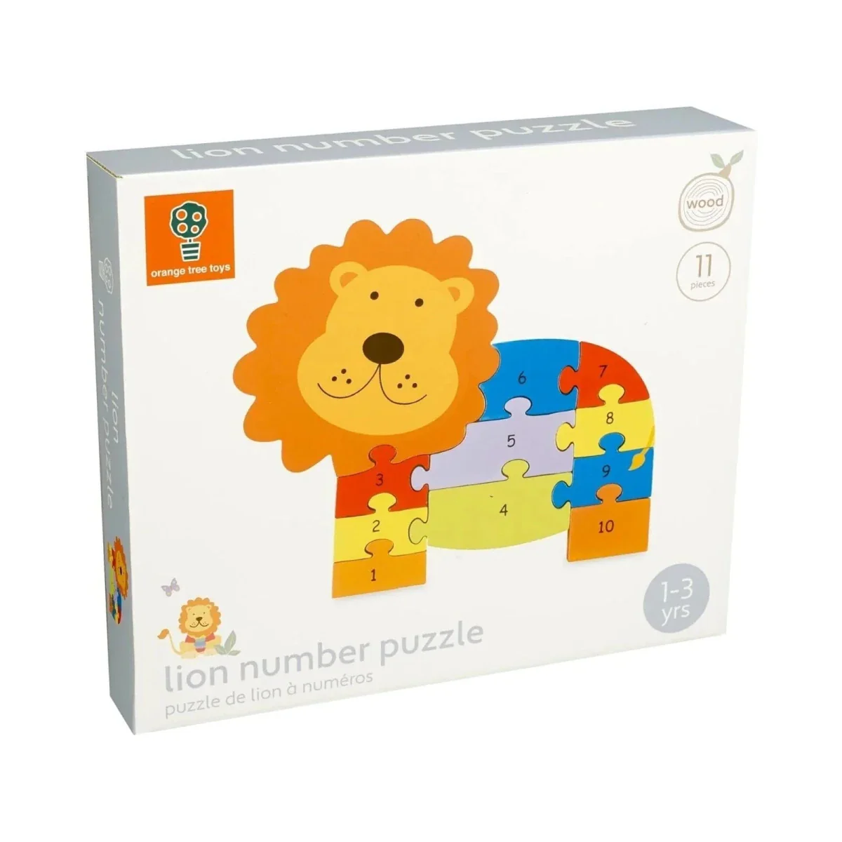 Orange Tree Toys Lion Number Puzzle - Image 5