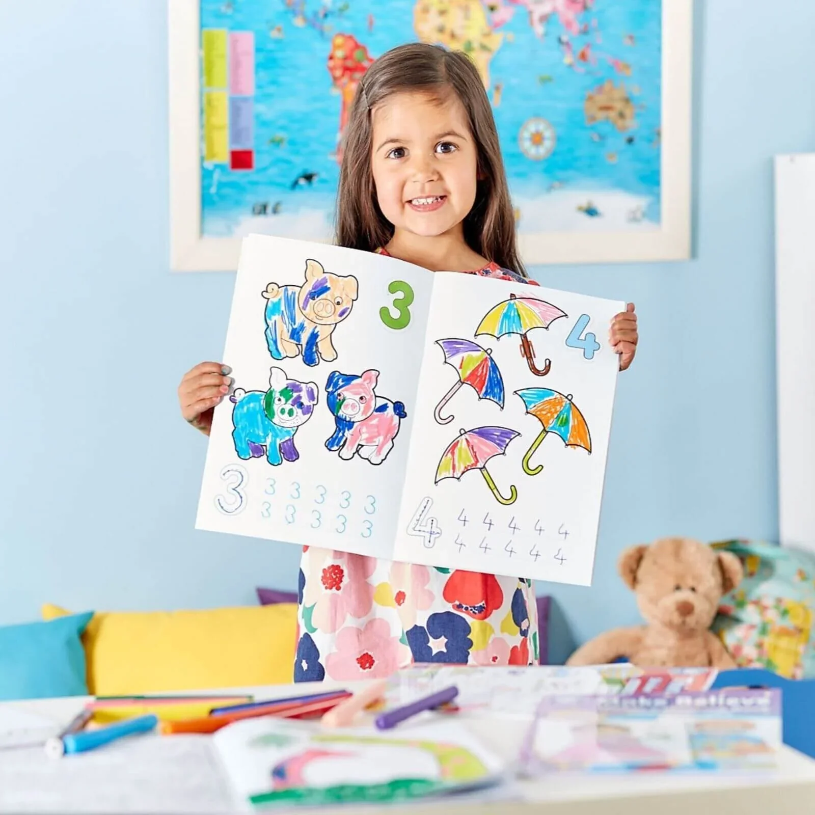 Orchard Toys 1 - 20 Colouring Book - Image 5