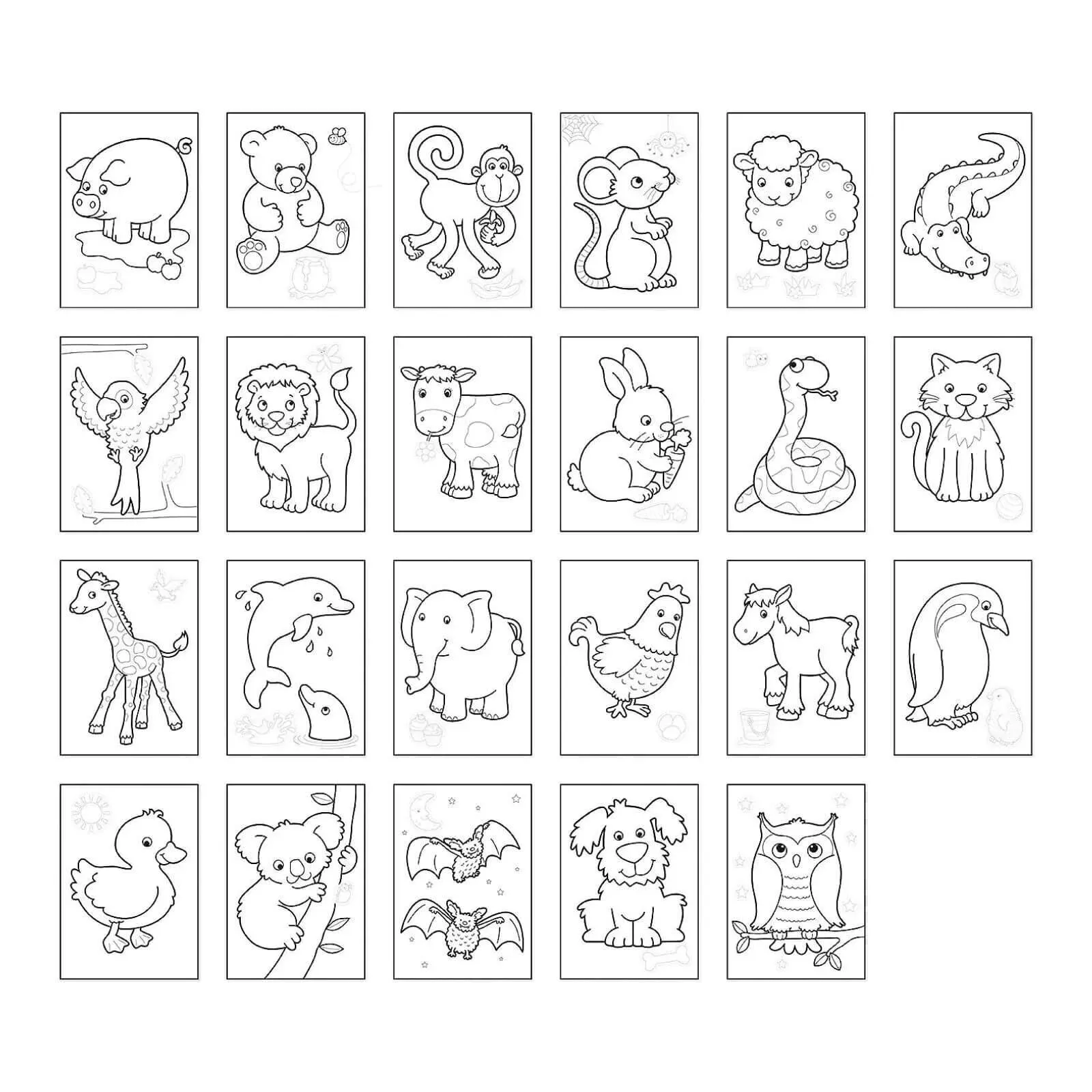 Orchard Toys Animals Colouring Book - Image 5