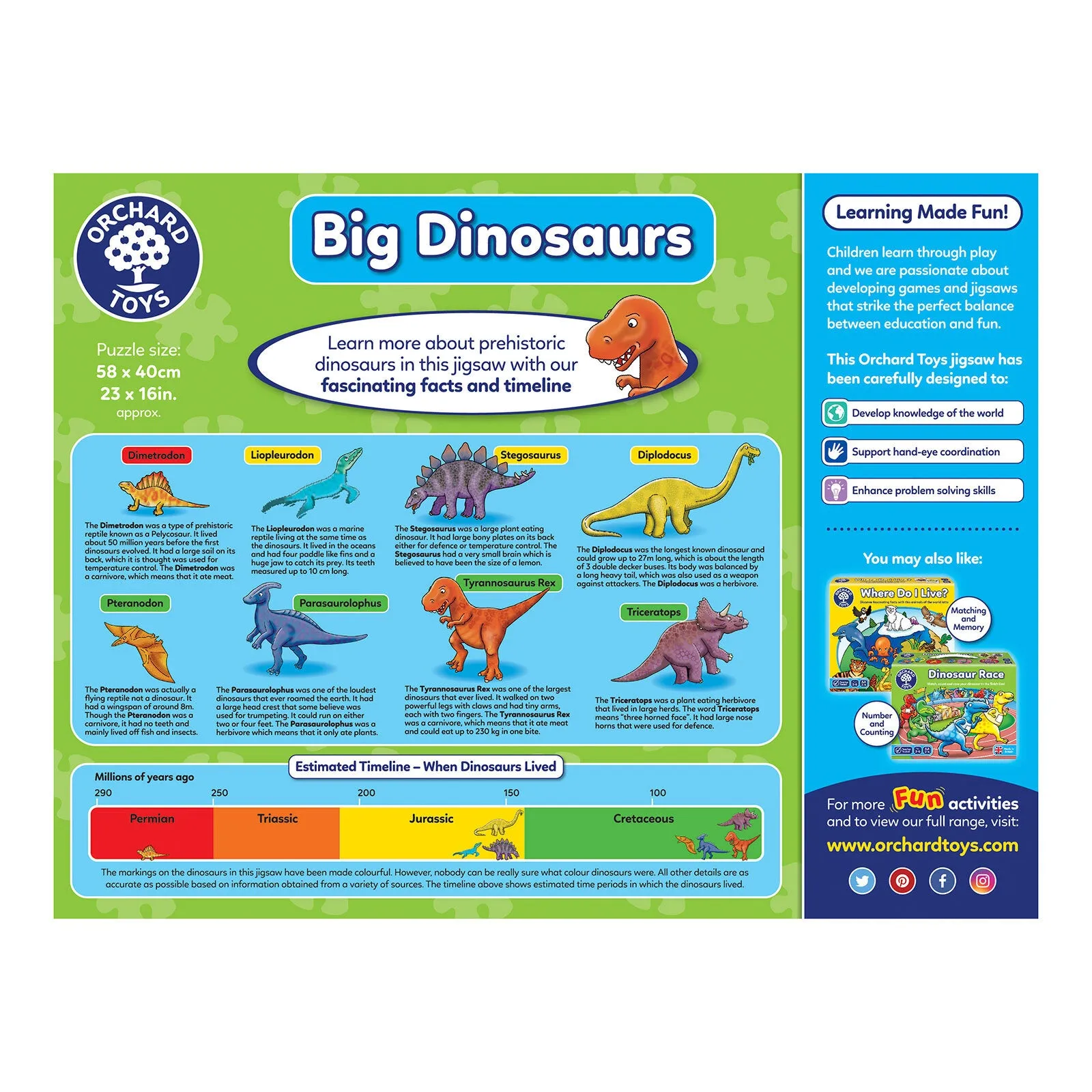 Orchard Toys Big Dinosaurs Jigsaw Puzzle - Image 4
