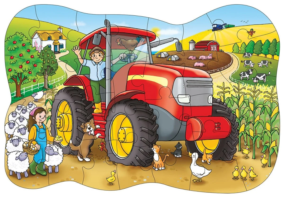 Orchard Toys Big Tractor Jigsaw Puzzle - Image 2