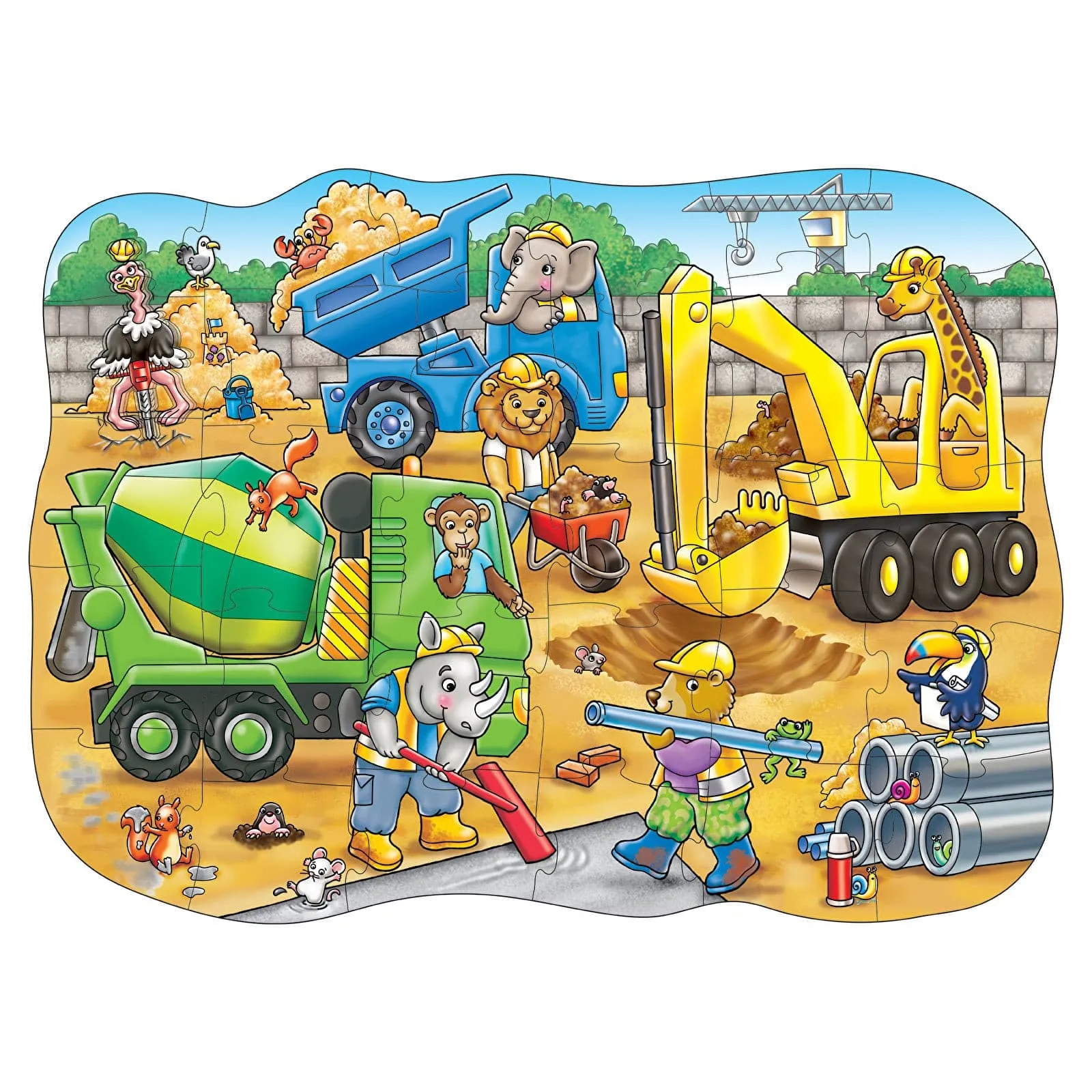 Orchard Toys Busy Builders Jigsaw Puzzle - Image 2