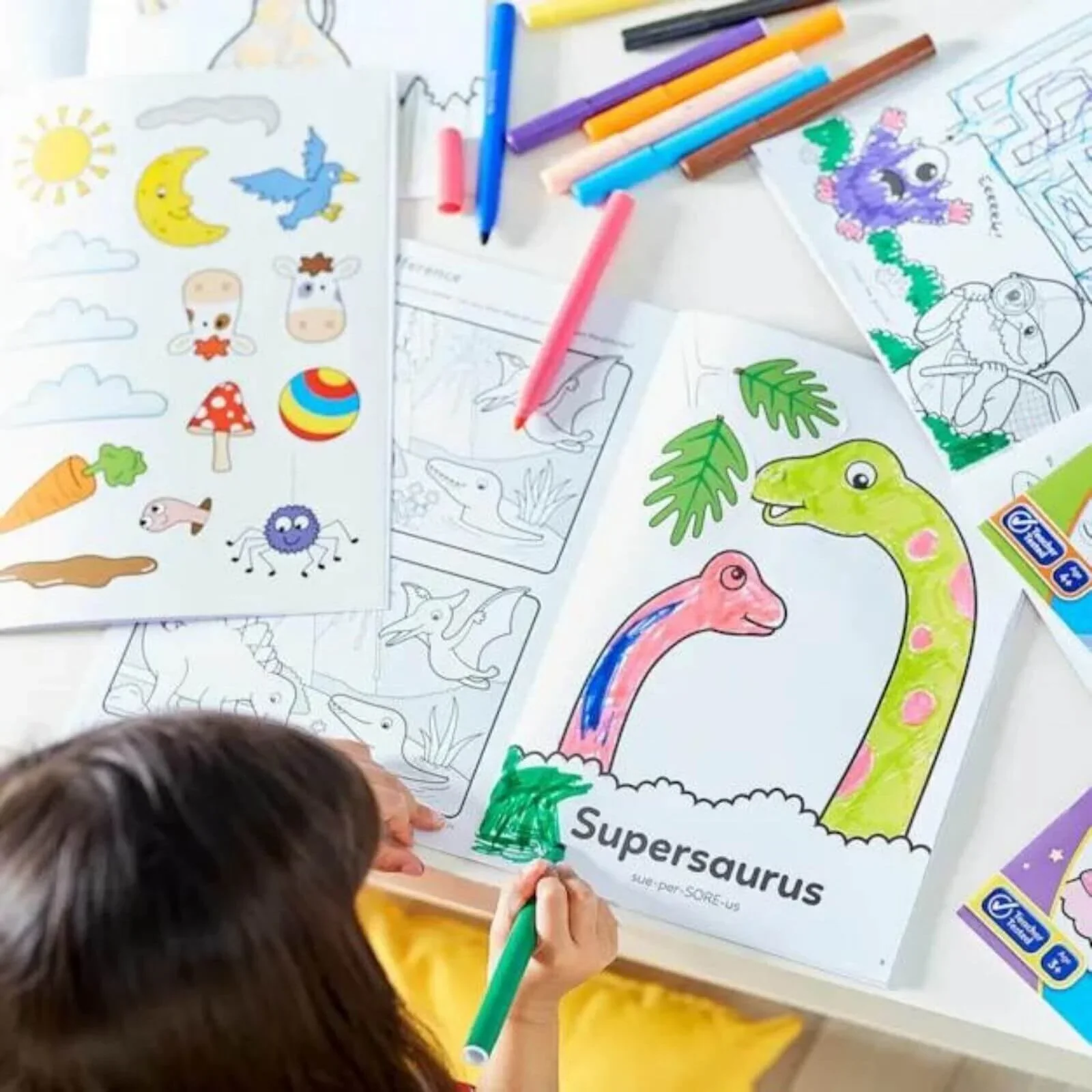 Orchard Toys Dinosaur Colouring Book - Image 2