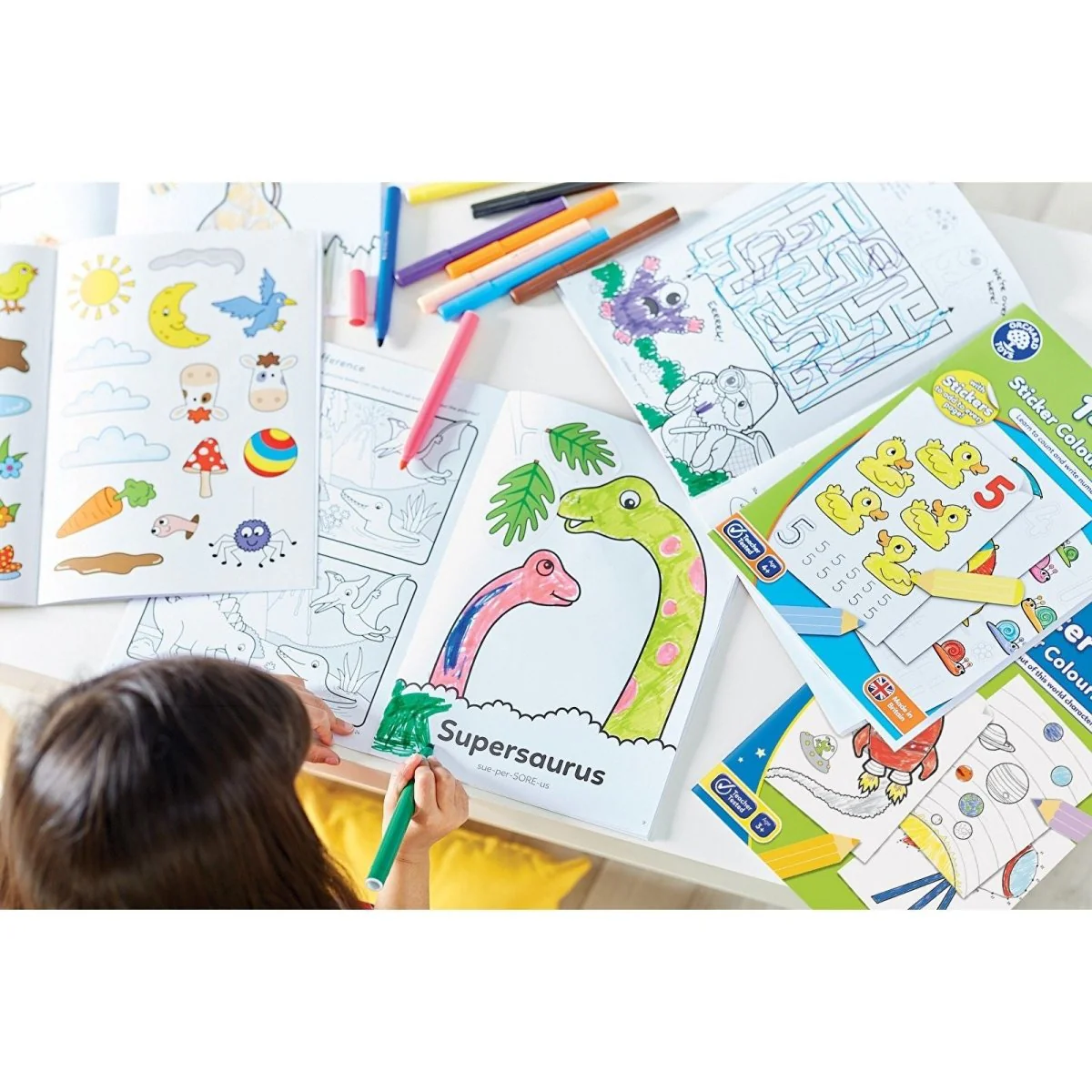 Orchard Toys Early Learning Colouring Books - Image 3