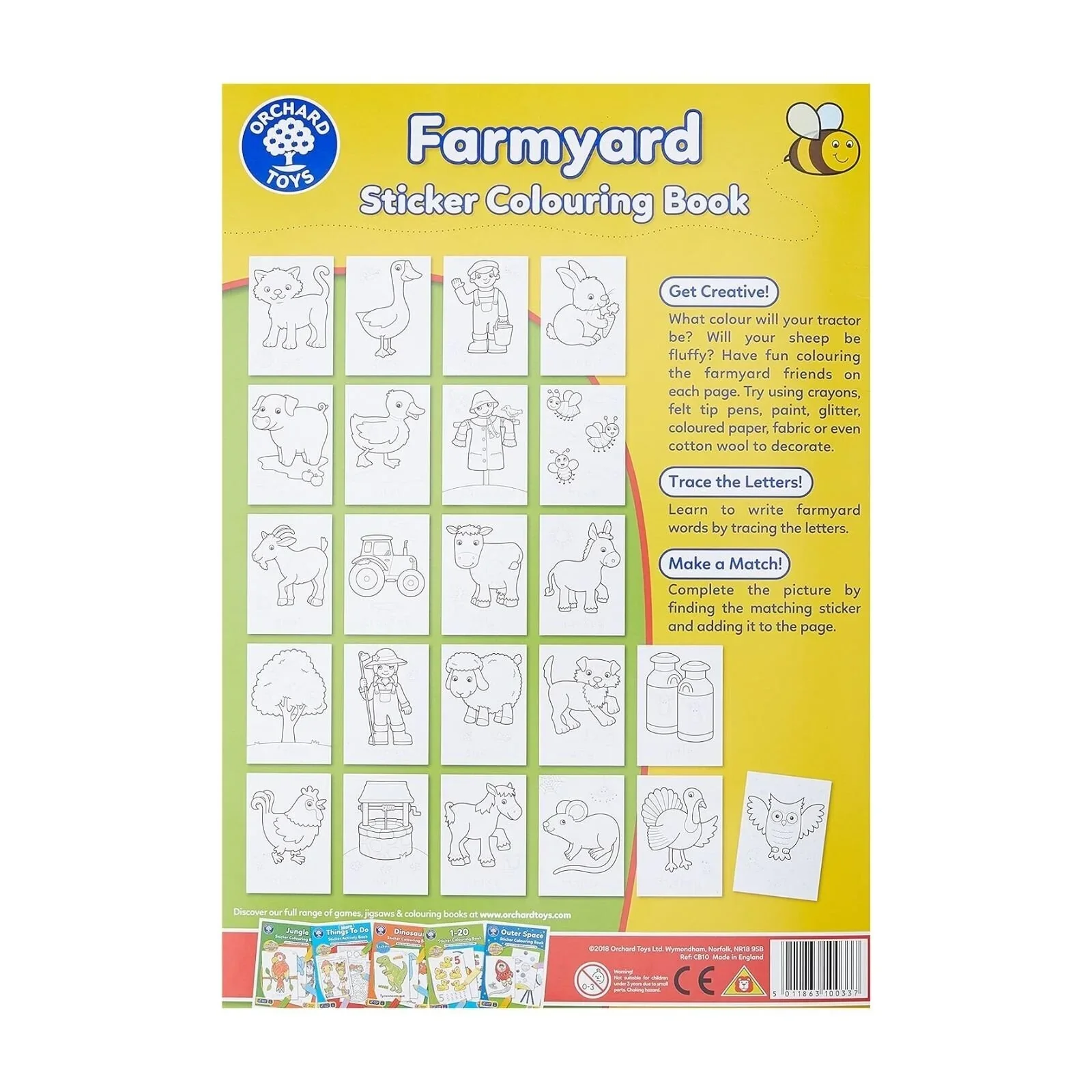 Orchard Toys Farmyard Colouring Book - Image 6