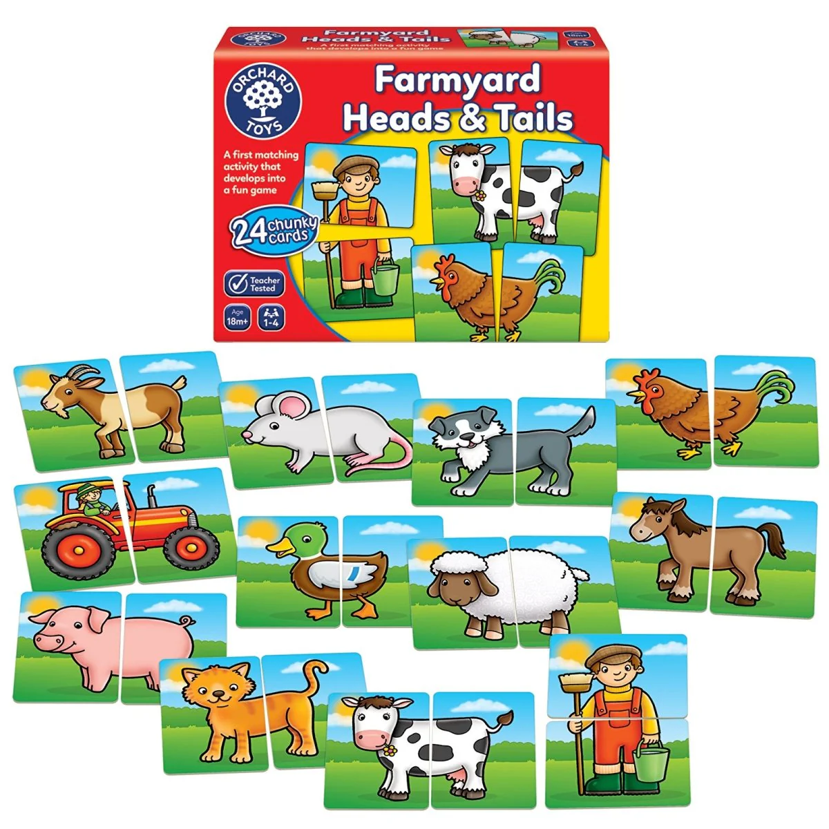 Orchard Toys Farmyard Heads & Tails - Image 2