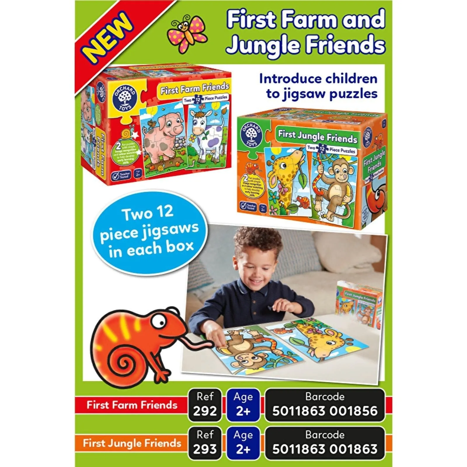 Orchard Toys First Jungle Friends Jigsaw Puzzles - Image 3