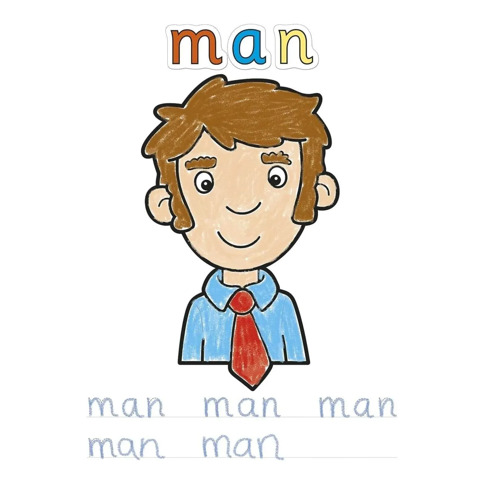 Orchard Toys First Words Colouring Book - Image 3