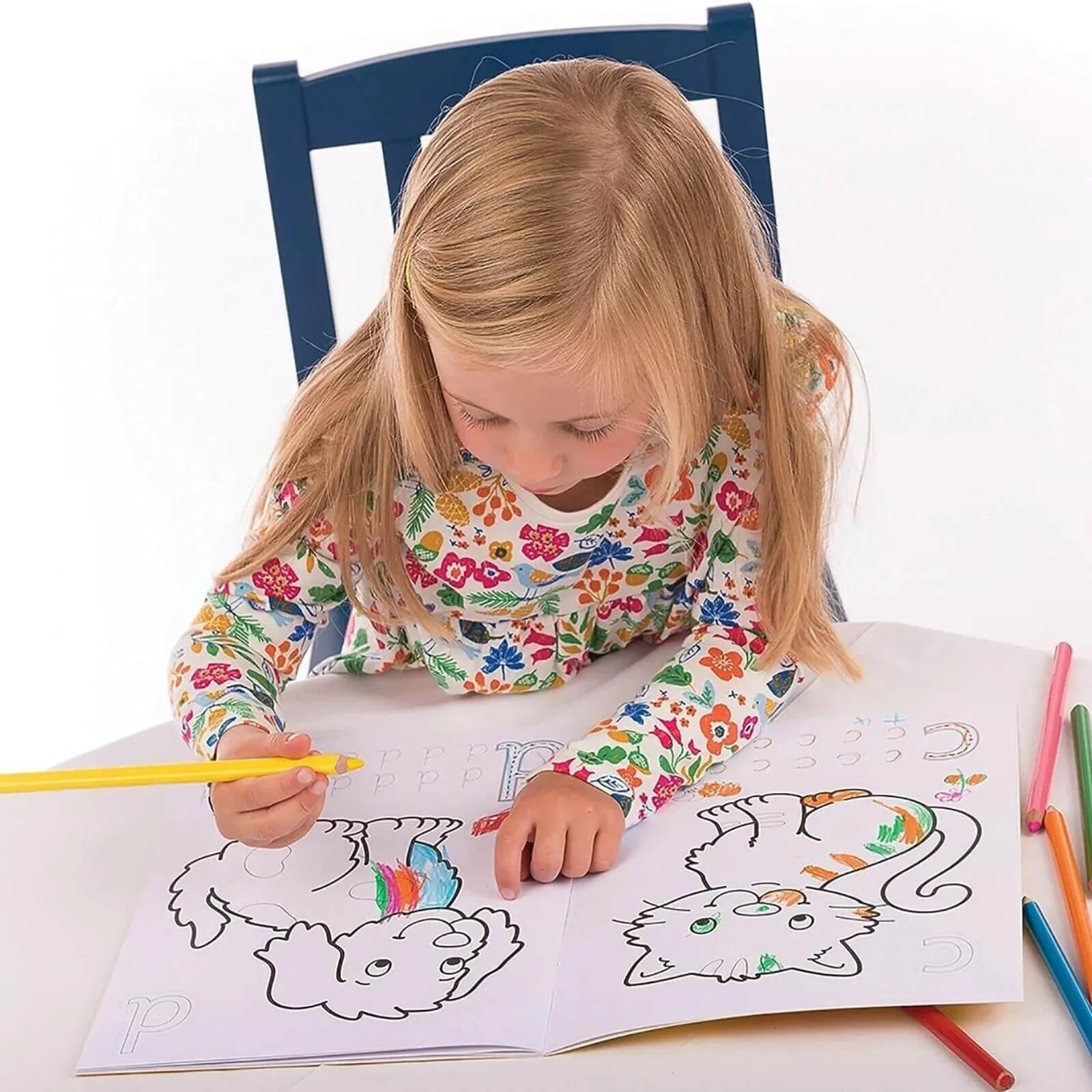 Orchard Toys First Words Colouring Book - Image 4