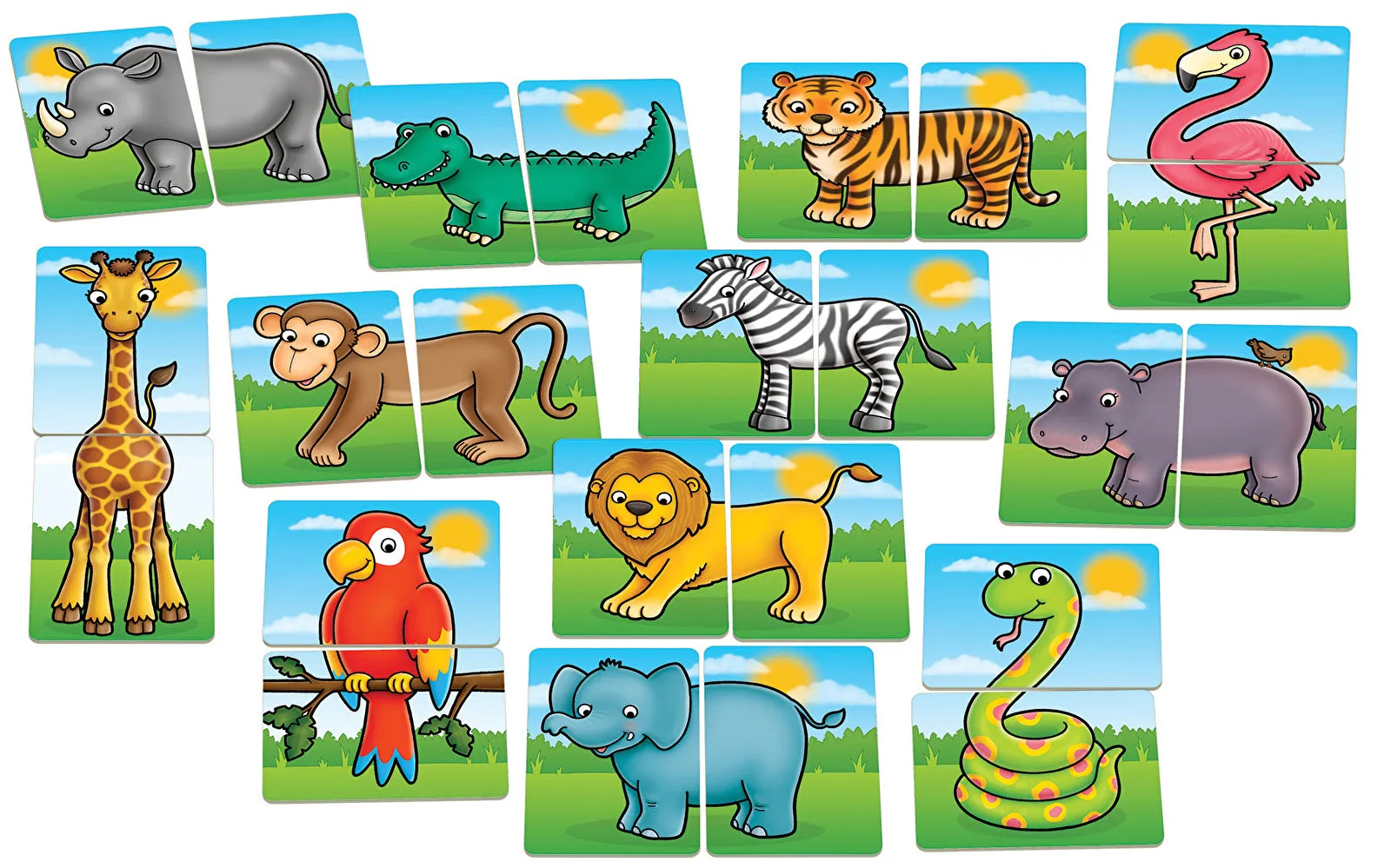 Orchard Toys Jungle Heads & Tails Game - Image 3