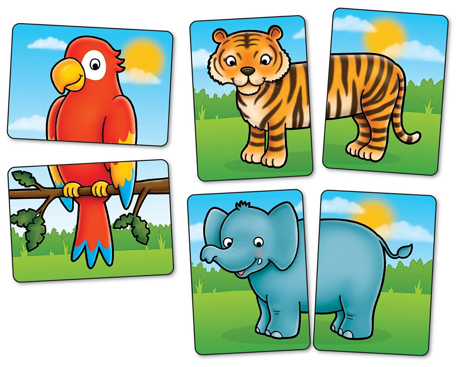 Orchard Toys Jungle Heads & Tails Game - Image 4