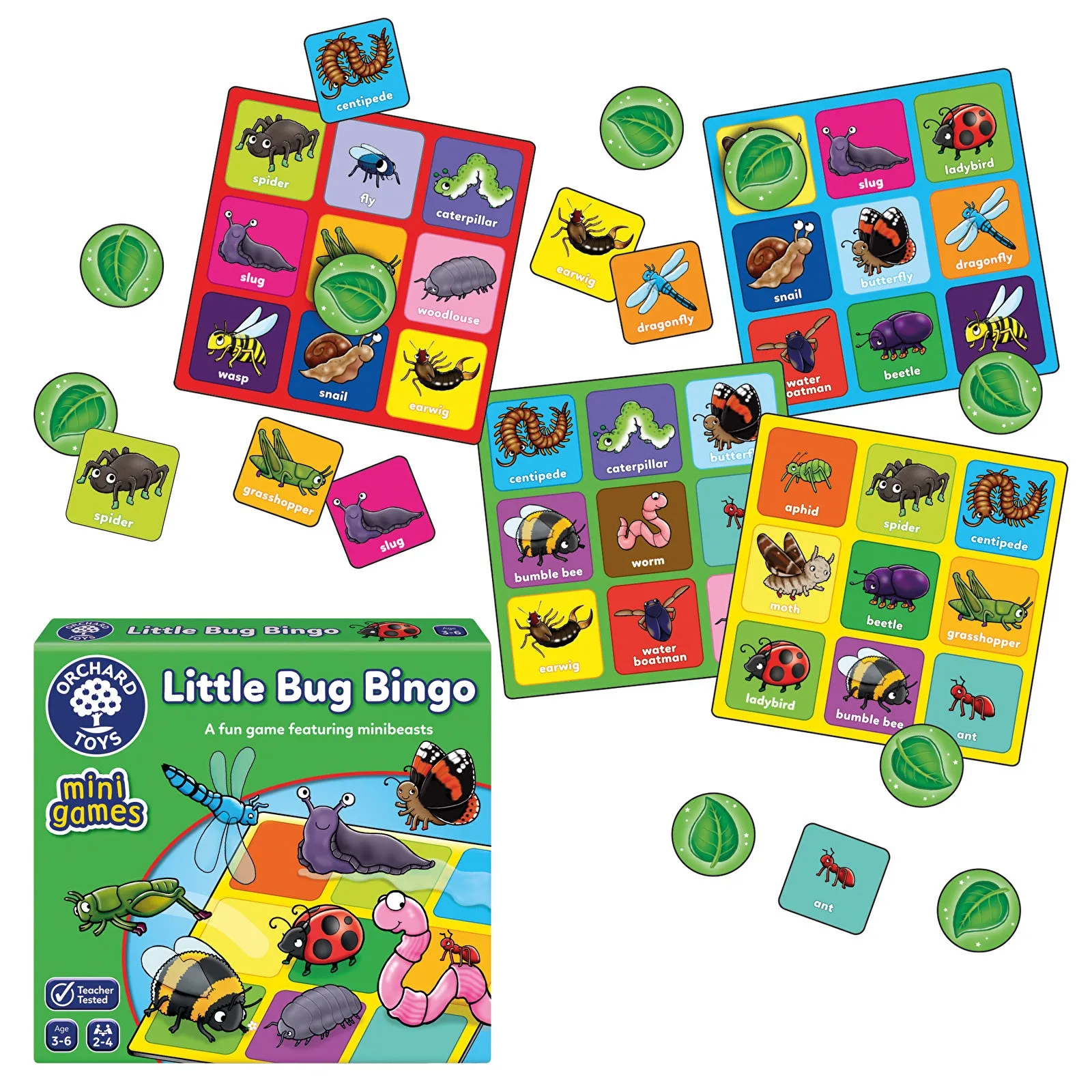 Orchard Toys Little Bug Bingo Mini Game - Image 2