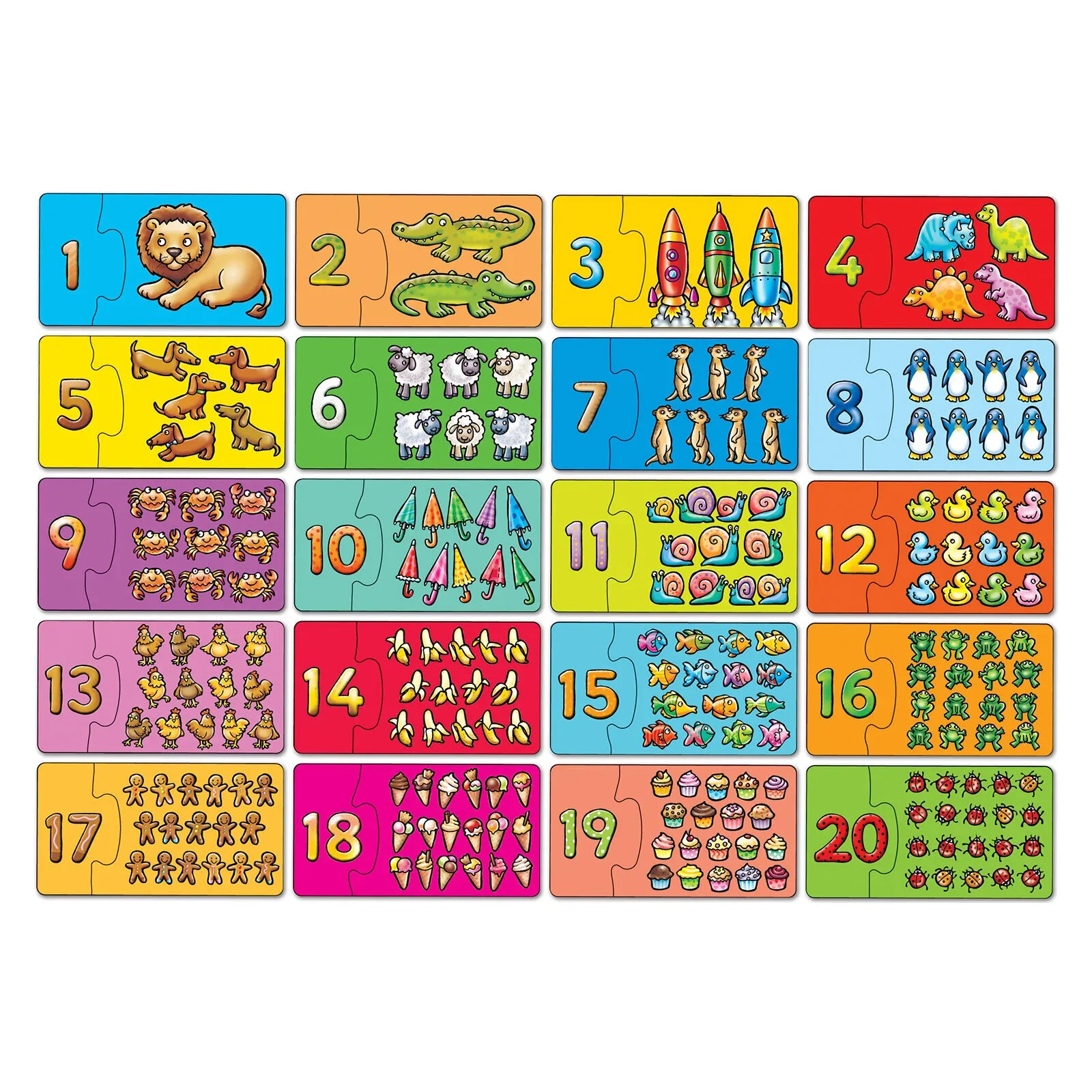 Orchard Toys Match And Count Jigsaw Puzzle - Image 2